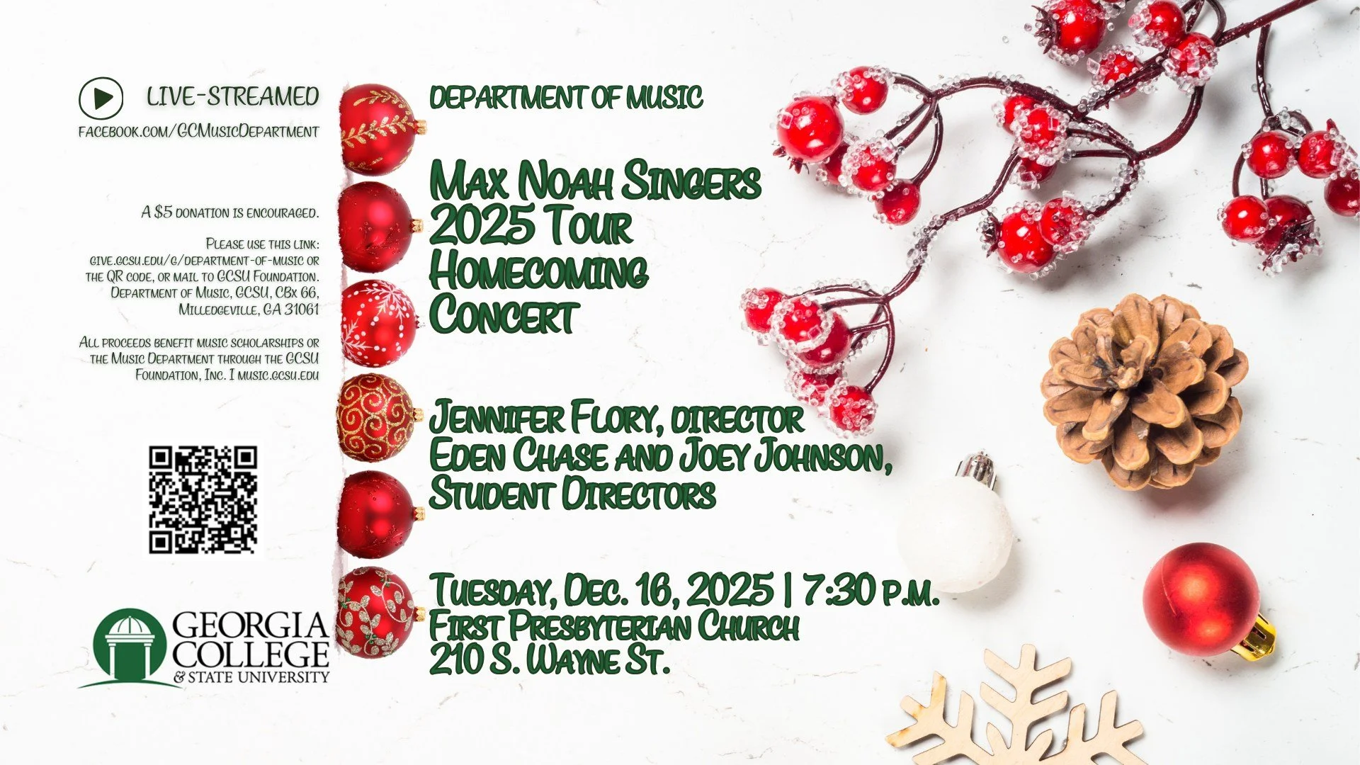 Max Noah Singers 2025 Tour Homecoming Concert