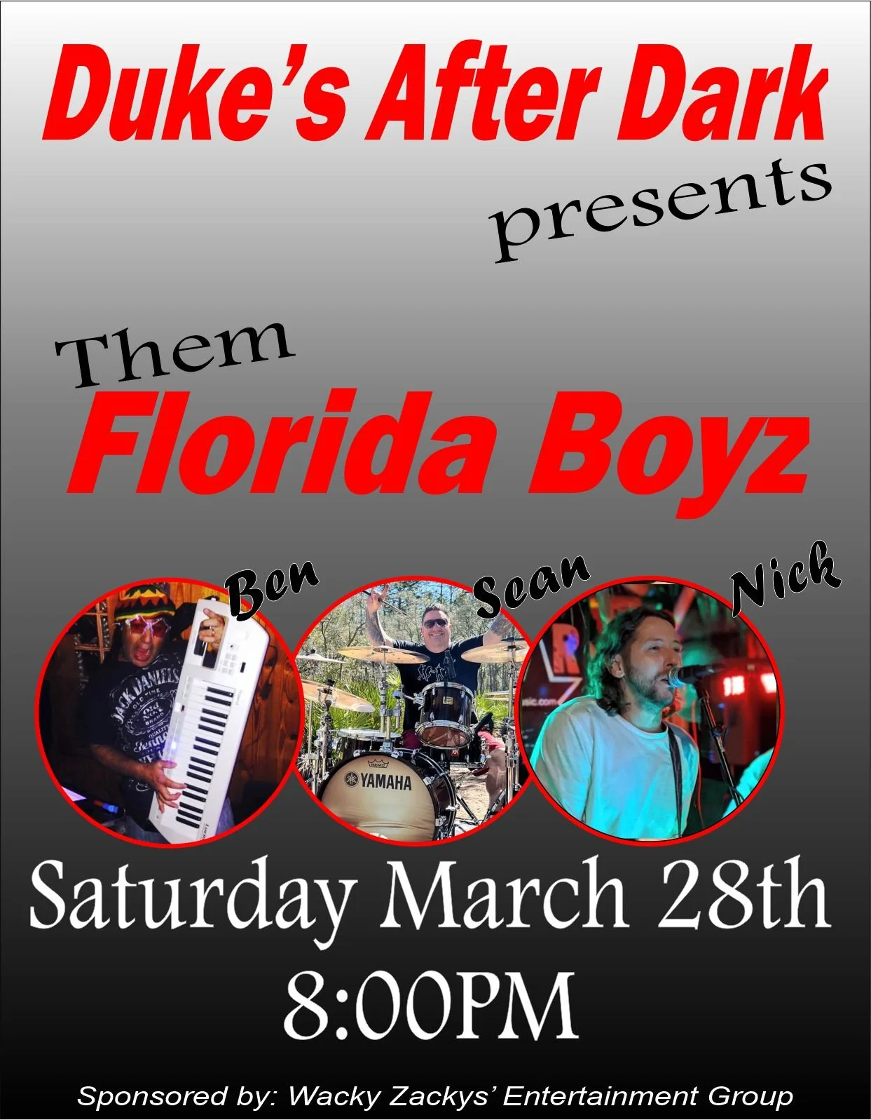 Them "FLORIDA BOYZ" Live Music