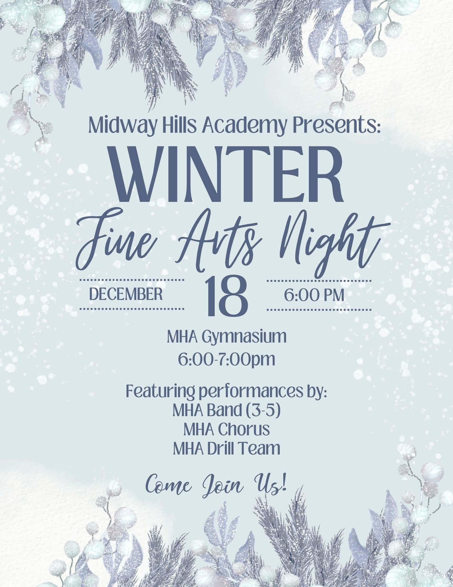 Midway Hills Academy Presents: Winter Fine Arts Night