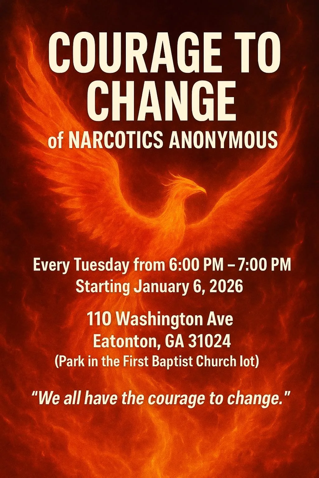 Courage to Change Kickoff Meeting