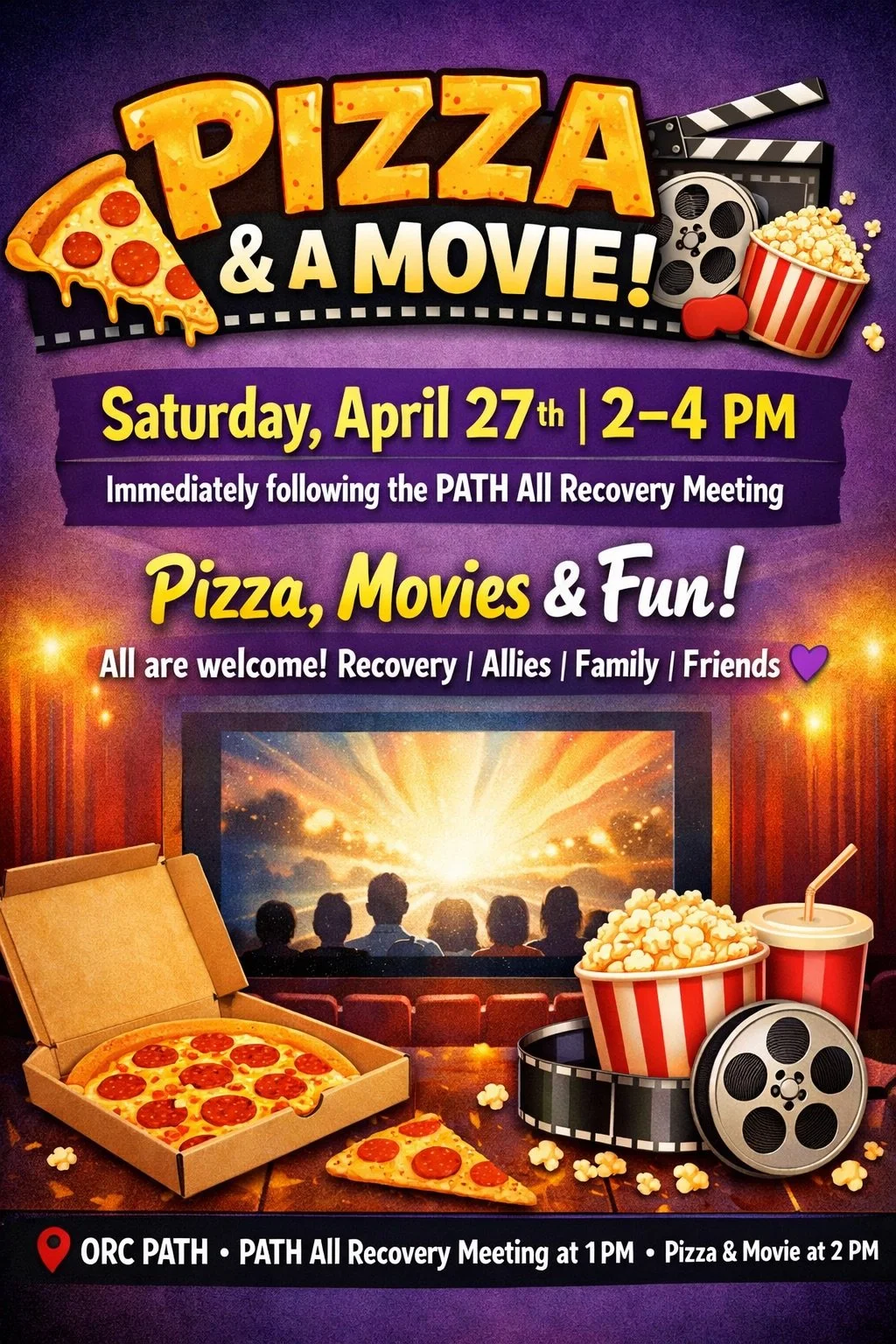 Pizza & a Movie at ORC PATH