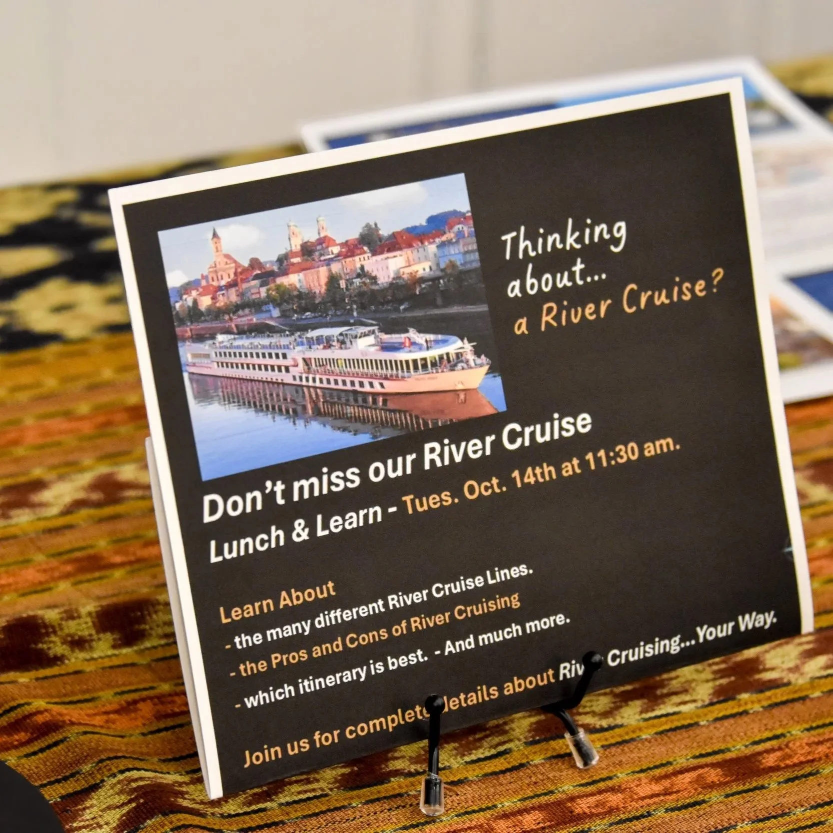 Free River Cruise Seminar with EzTravel
