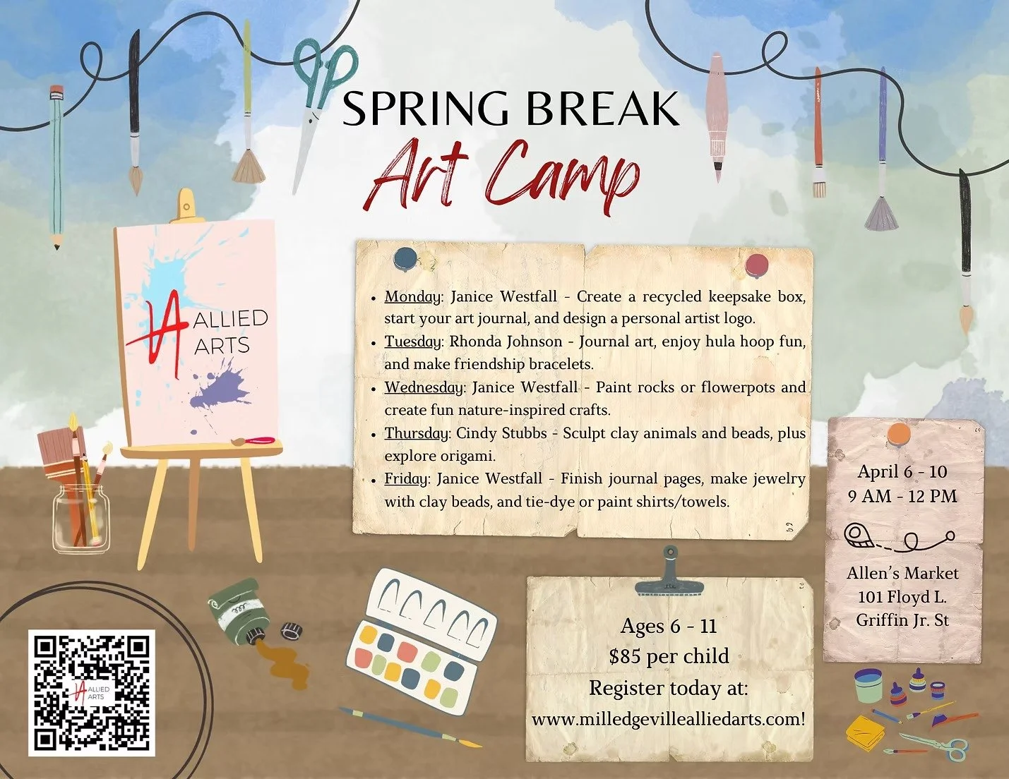 Spring Break Art Camp