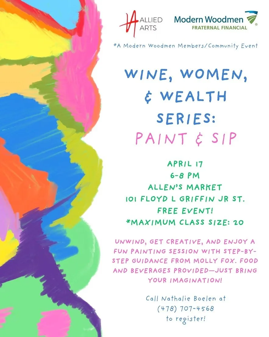 Wine, Women, & Wealth Series: Paint & Sip