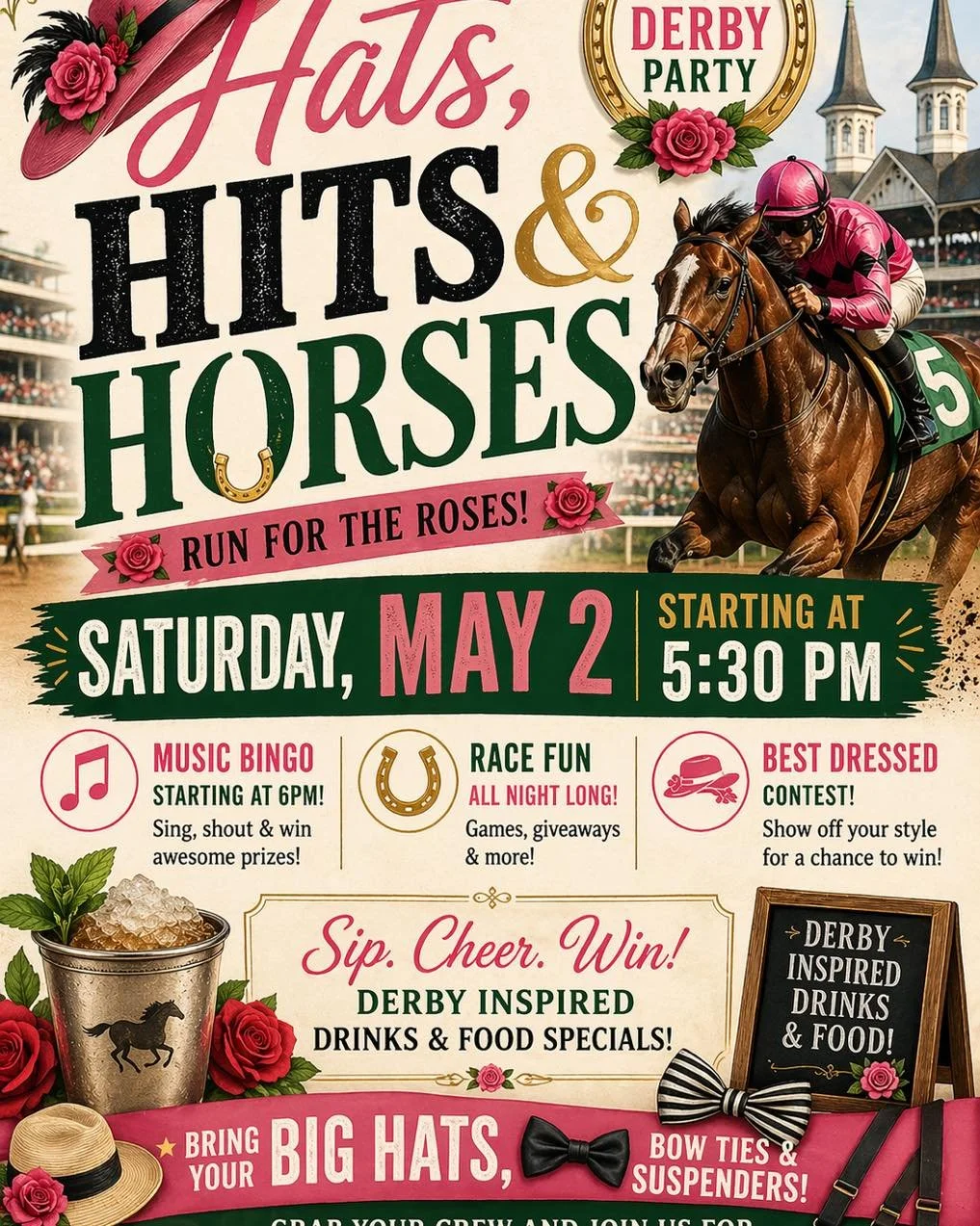 Hats, Hits & Horses 