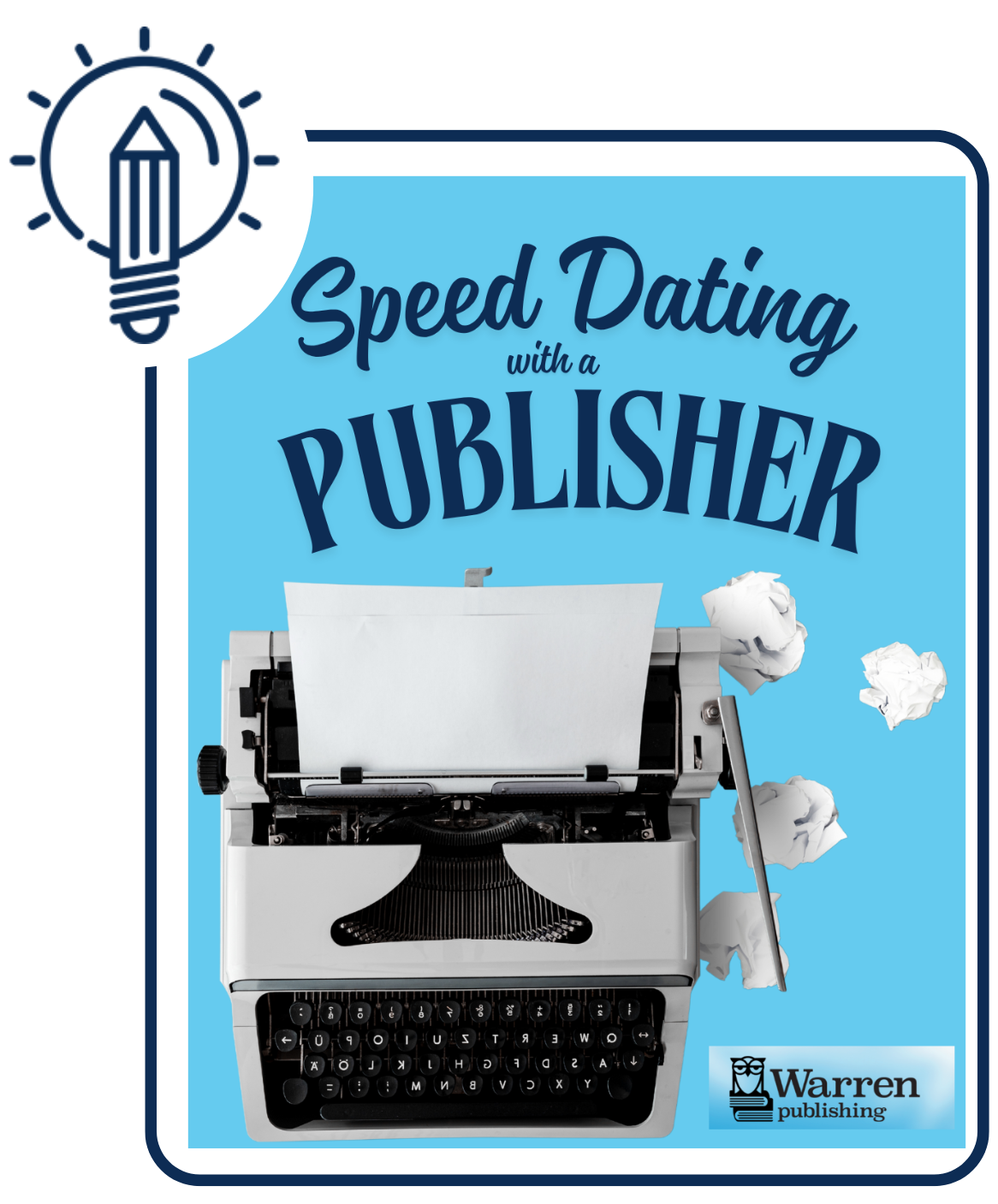 Speed Dating with a Publisher