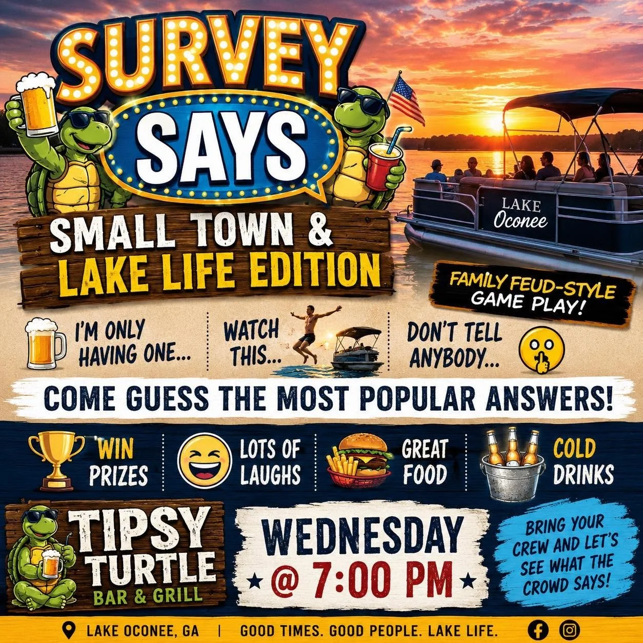 Survey Says – Small Town & Lake Life Edition!