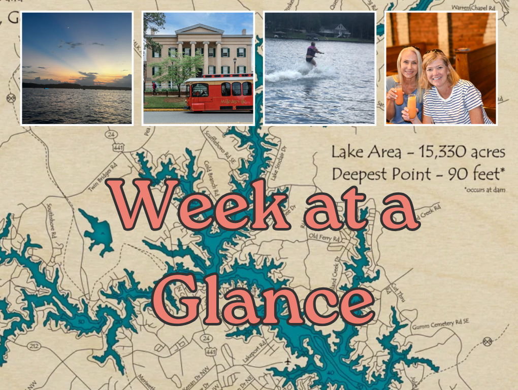 Week At A Glance Events at Lake Sinclair