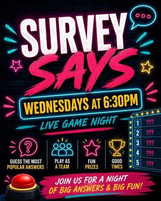 Survey Says: Live Game Night at Tipsy Turtle 