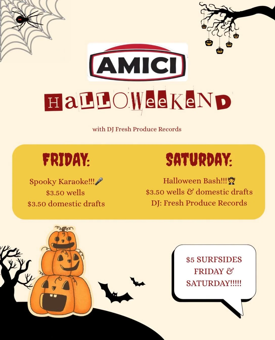 Halloween at Amici
