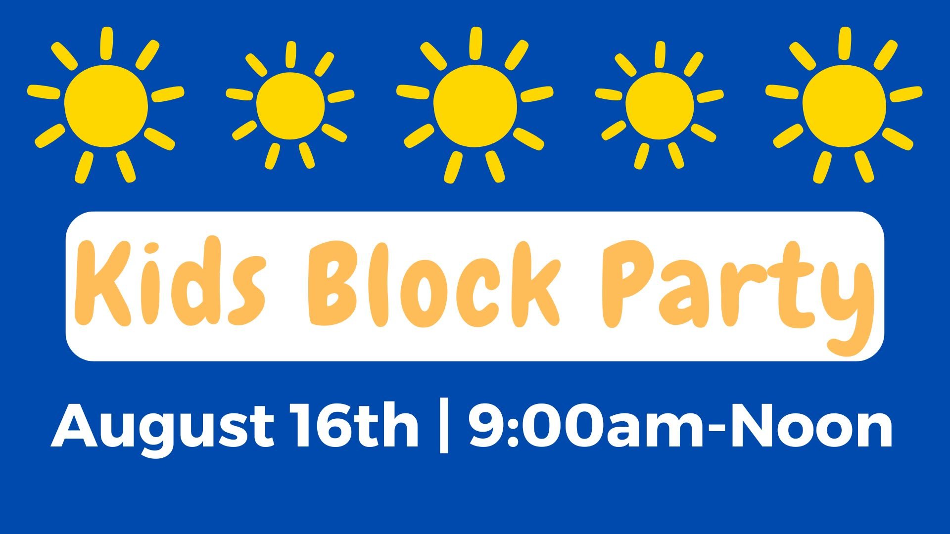 Kid's Block Party
