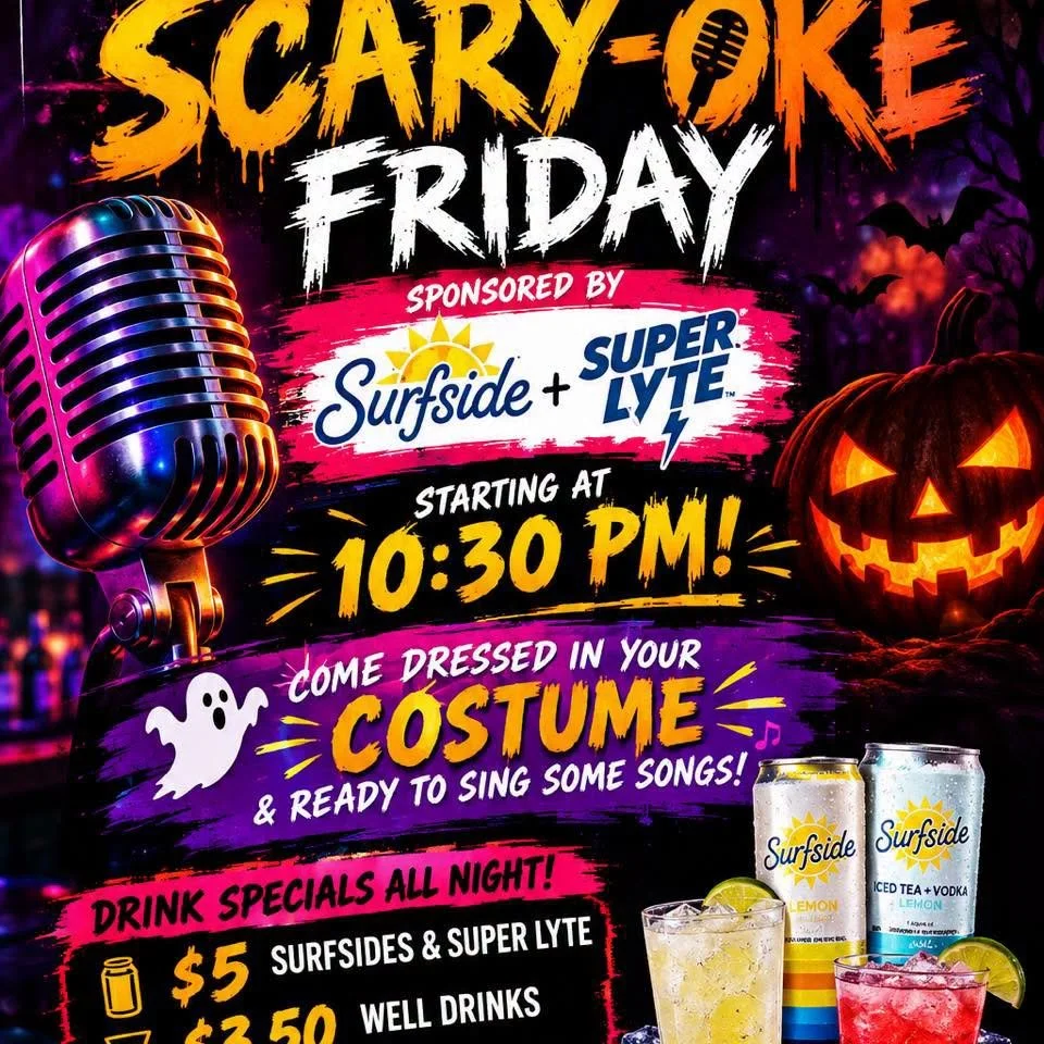 Scary-oke at Amici
