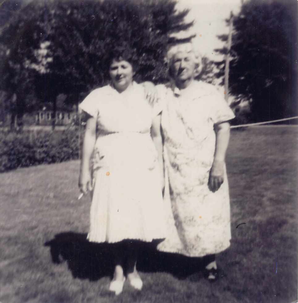 Hortense Dumas and her mother, Mary Dumas