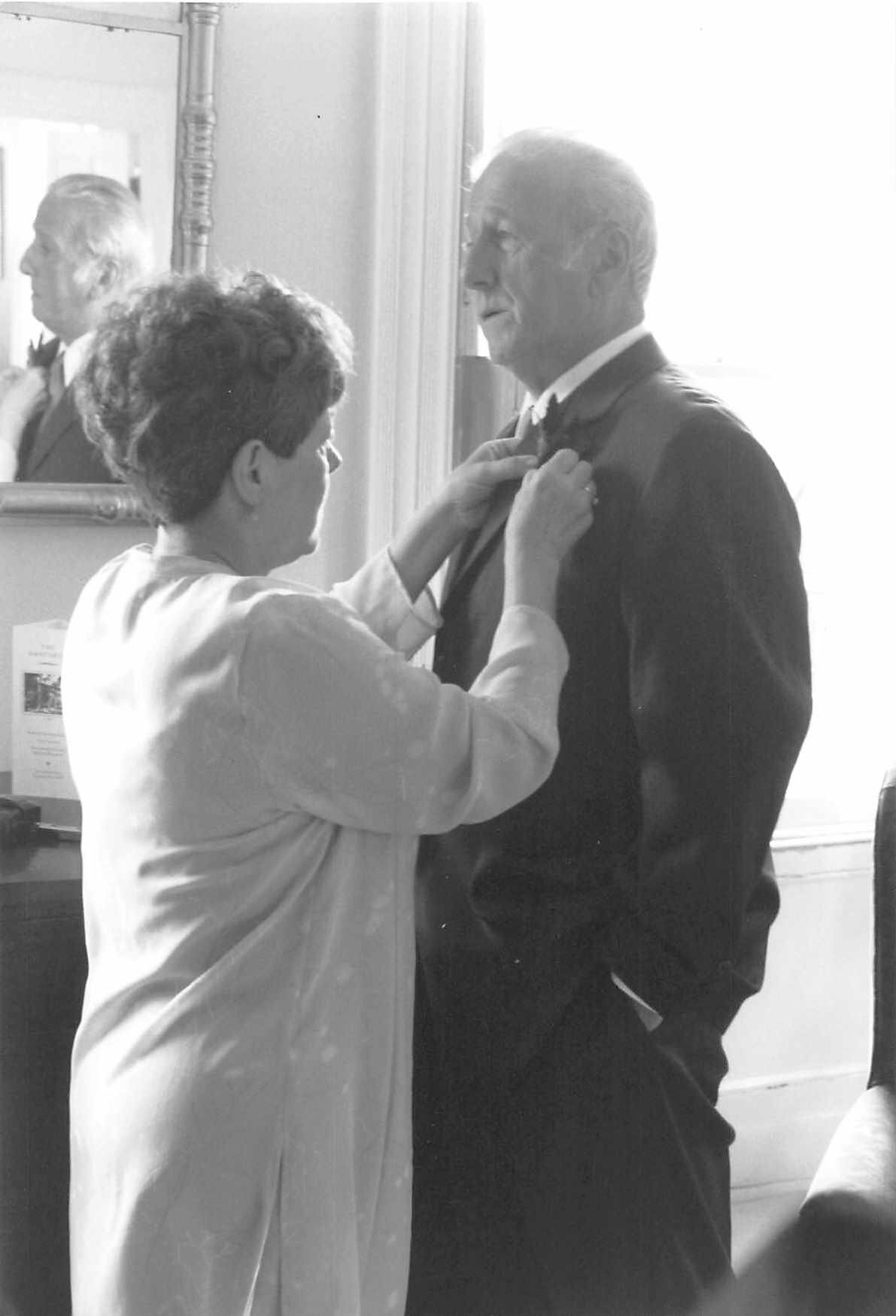 My mother and father at my wedding