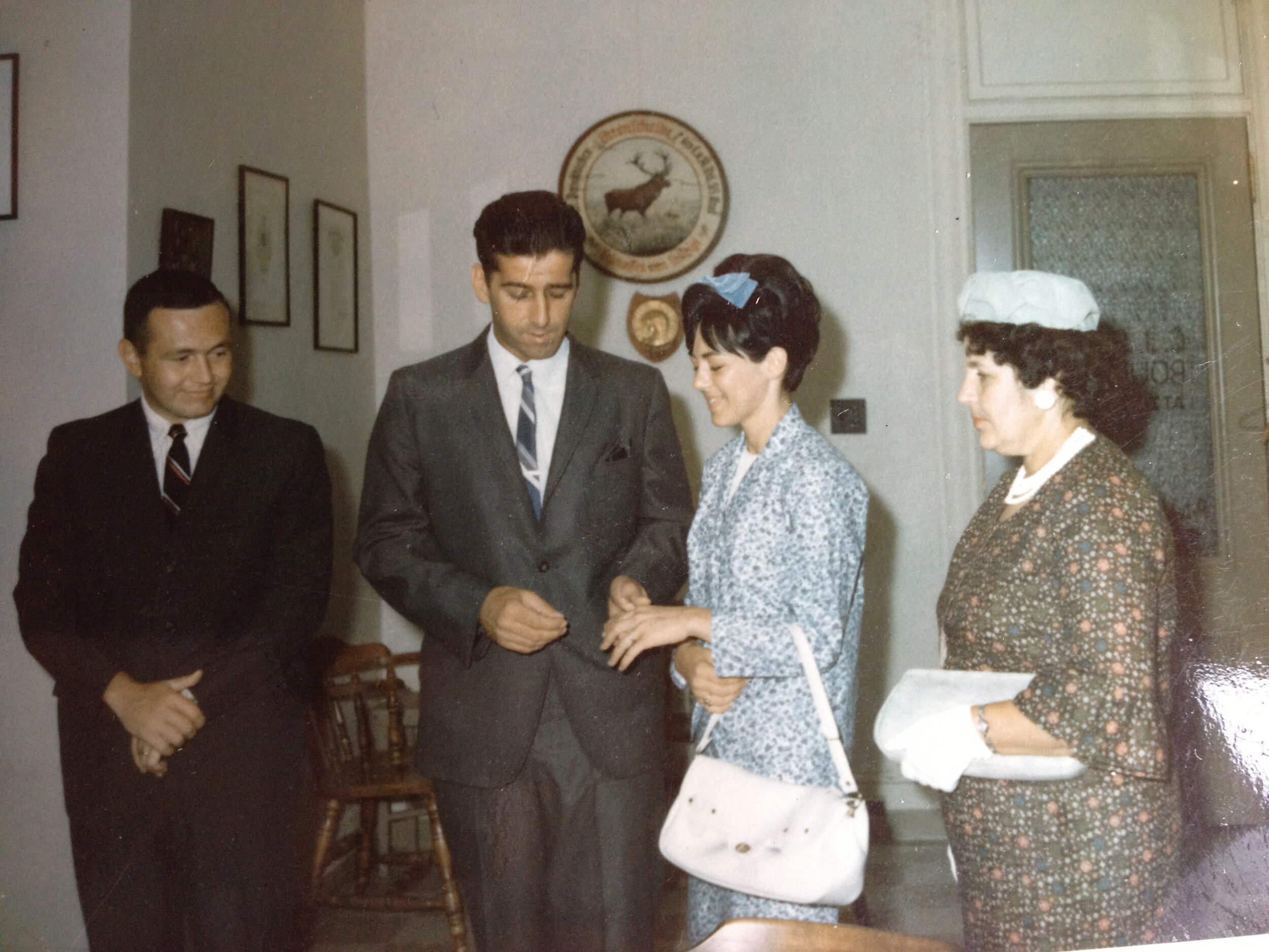 My parents' wedding, 1966