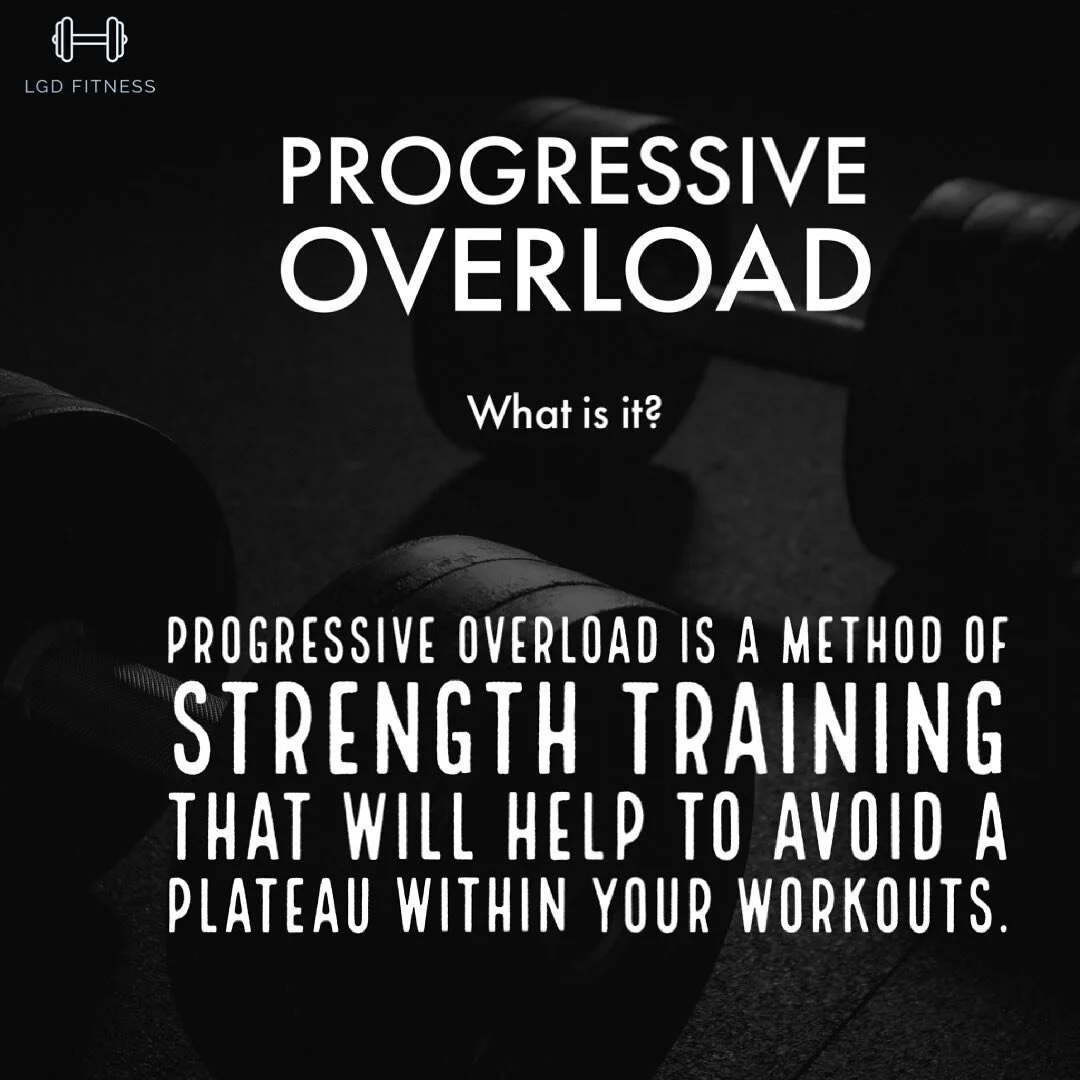 💪🏻PROGRESSIVE OVERLOAD💪🏻
.
What is it? Does it work? 
.
Progressive overload is the use of gradually increasing the weight and number of reps of exercises. It has been proven that this principle is super effective (over time!) of improving both e