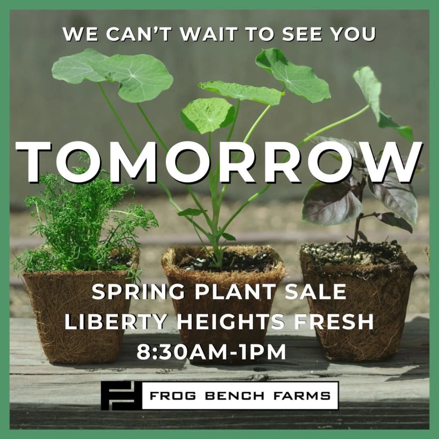 Tomorrow is the Spring Plant Sale!! 🥳🌱🧡
Come on down to @libertyheightsfresh @libertyheightsfresh_slc
Saturday May 3rd, 2025
8:30 AM - 1 PM

Parking : Please use all available street parking and not nearby businesses. Emerson Elementary has a park