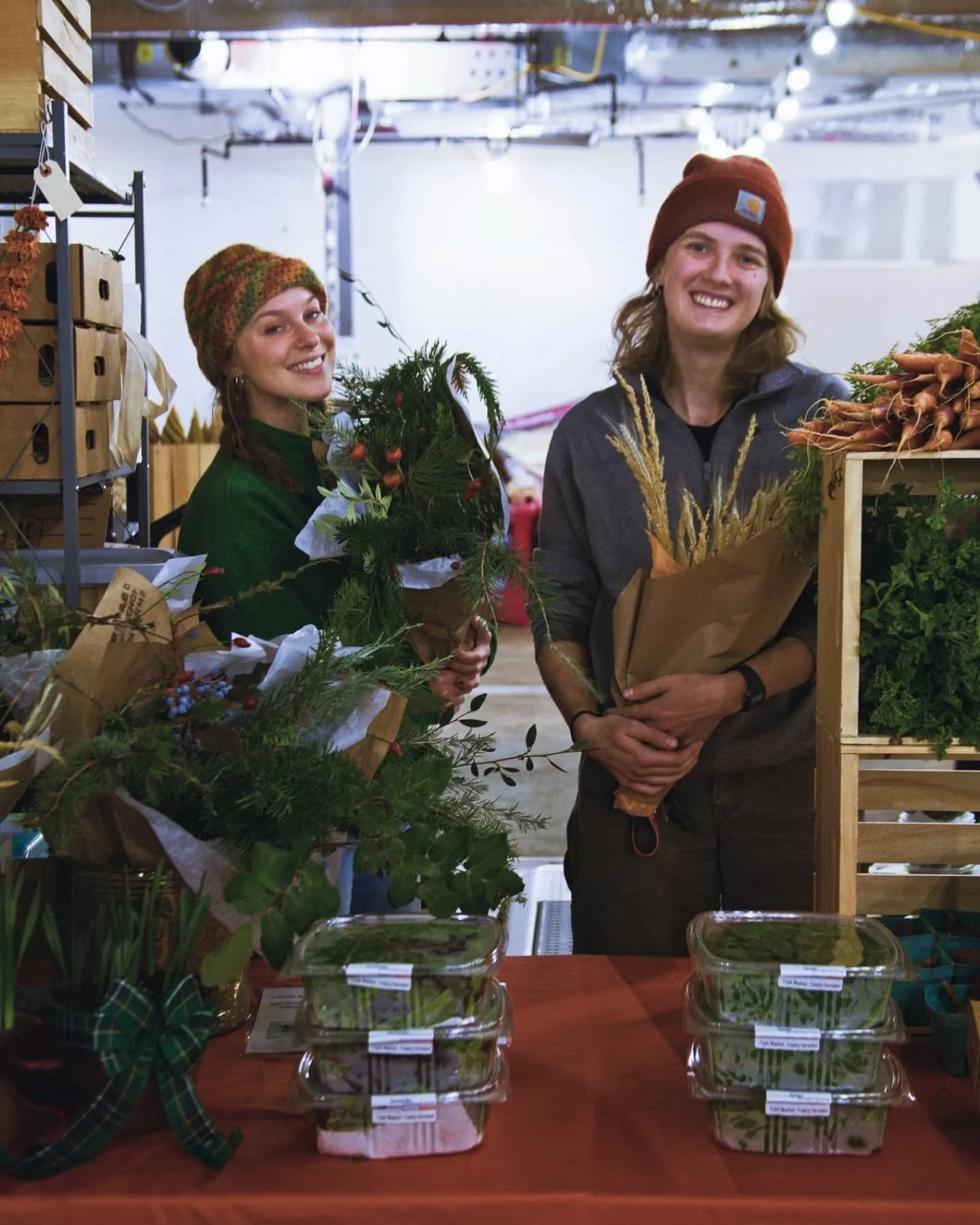 Tomorrow is International Women's Day! 👩🏼&zwj;🌾🧡 
We're grateful for the amazing women who help our farm thrive and run our Farmers Market stand throughout the year. Join the celebrations that are happening @atthegateway this weekend and visit th