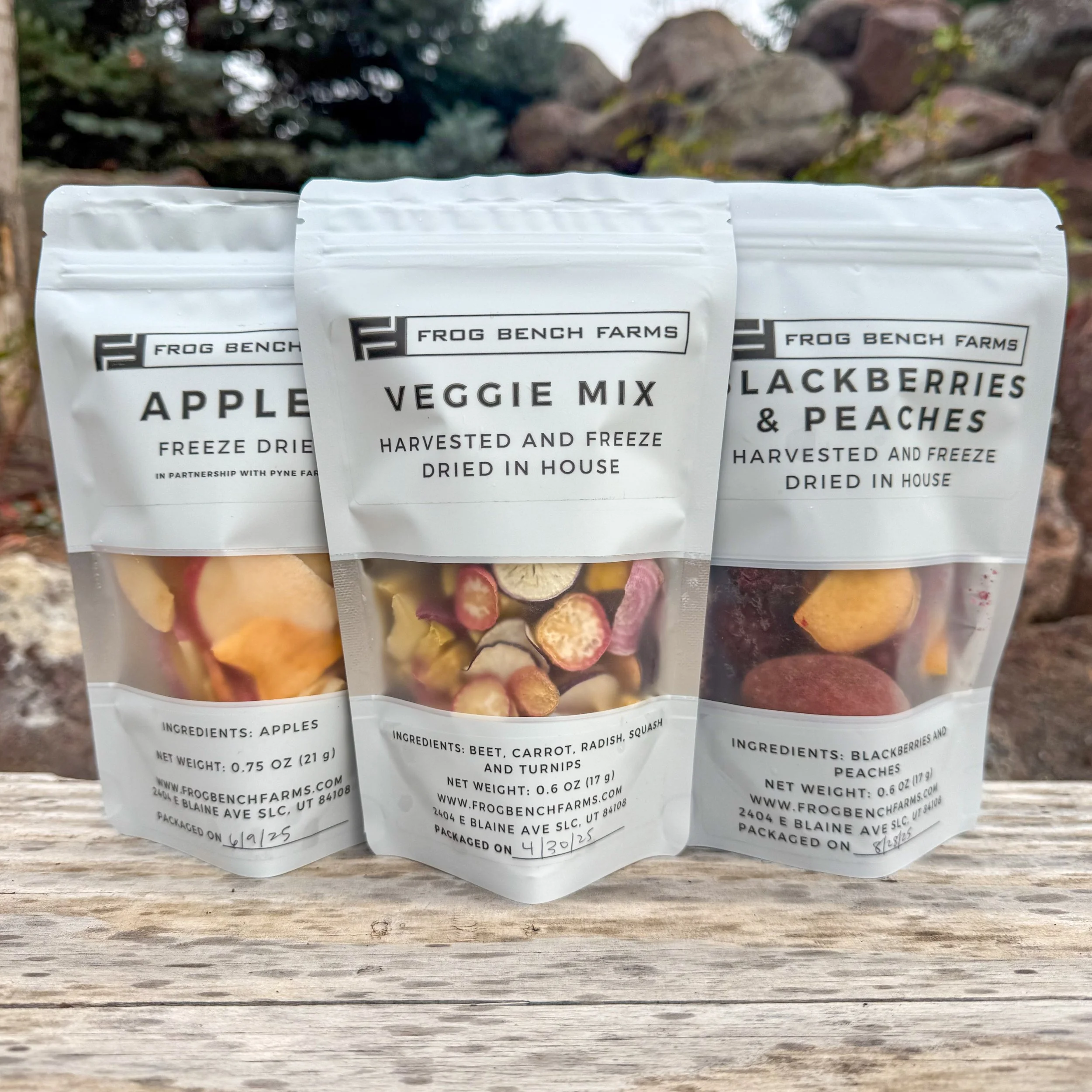 Freeze-Dried Fruits and Vegetables