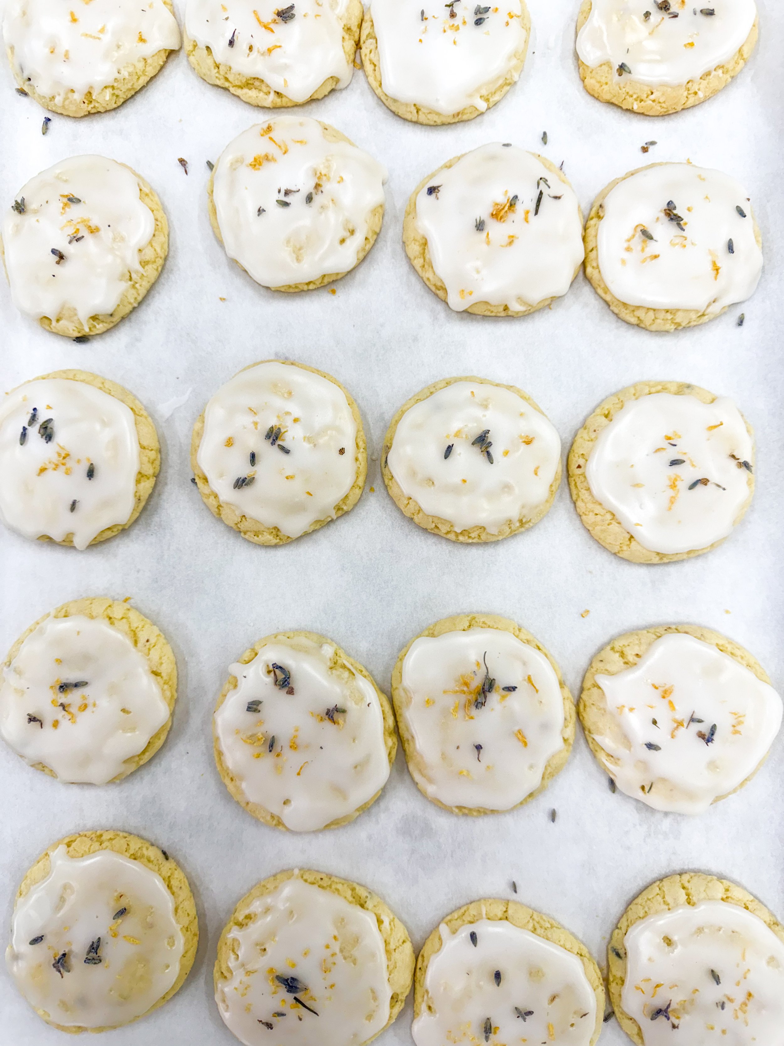 Meyer Lemon Lavender Cookies