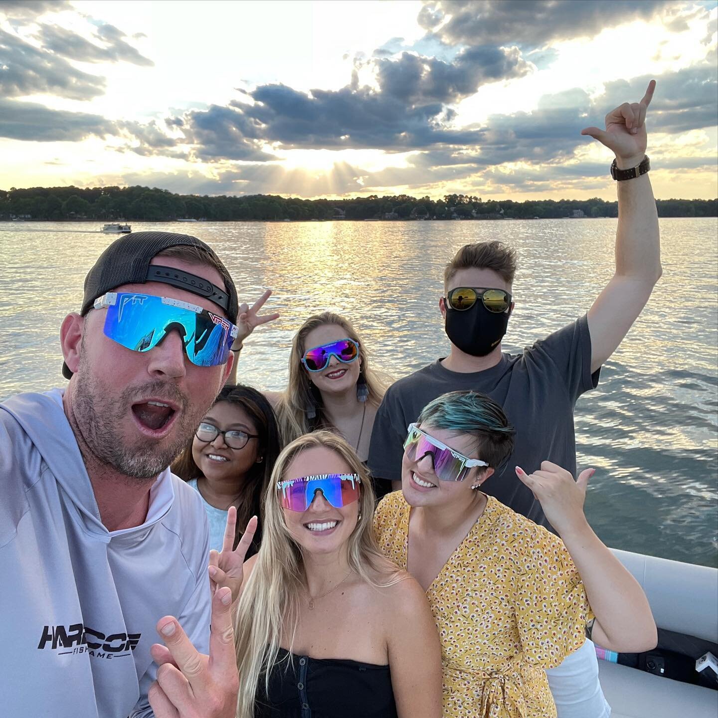 I&rsquo;m blessed to have the best content video team in Charlotte real estate! We kicked off our team boat ride with some new shades from @pit_viper 
Excited to be heading to Heading down to Wrightsville Beach this week for our annual team retreat! 