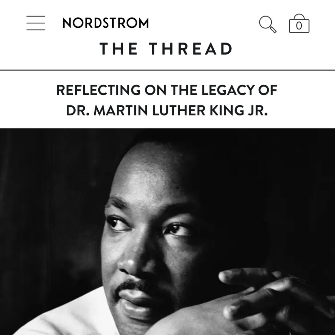 Thank you to our friends and supporters at @Nordstrom for honoring the legacy of Dr. Martin Luther King Jr., and for including FSF Executive Director Peter Arnold in a conversation about the essential work that lies ahead to build true equity within 