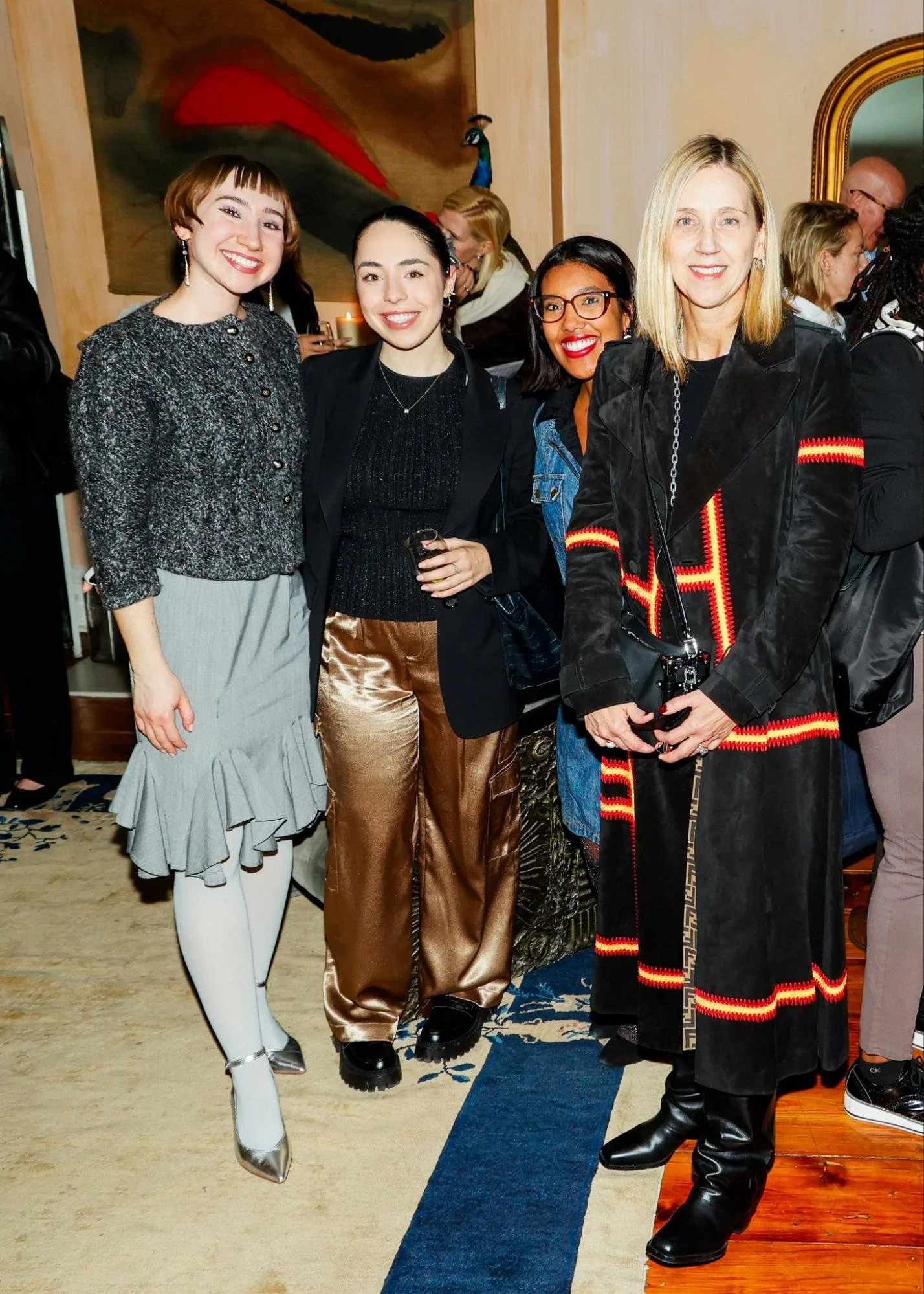   FSF Alumni Olivia Meyer, Rosa Stancil, Cierra Calmeise, and FSF Board Member Gena Smith. Photo by BFA  