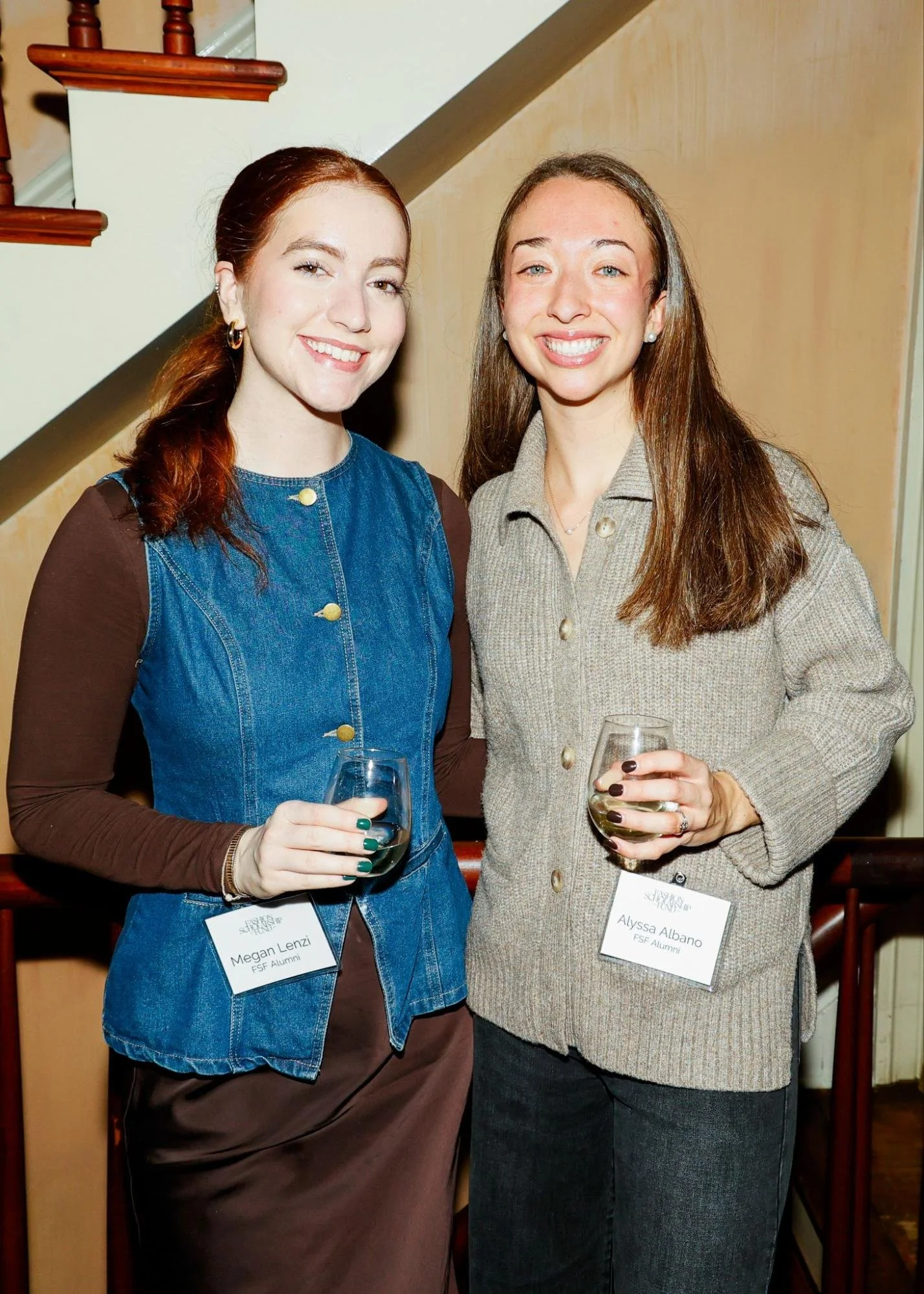   FSF Scholars Megan Lenzi, Alyssa Albano. Photo by BFA  