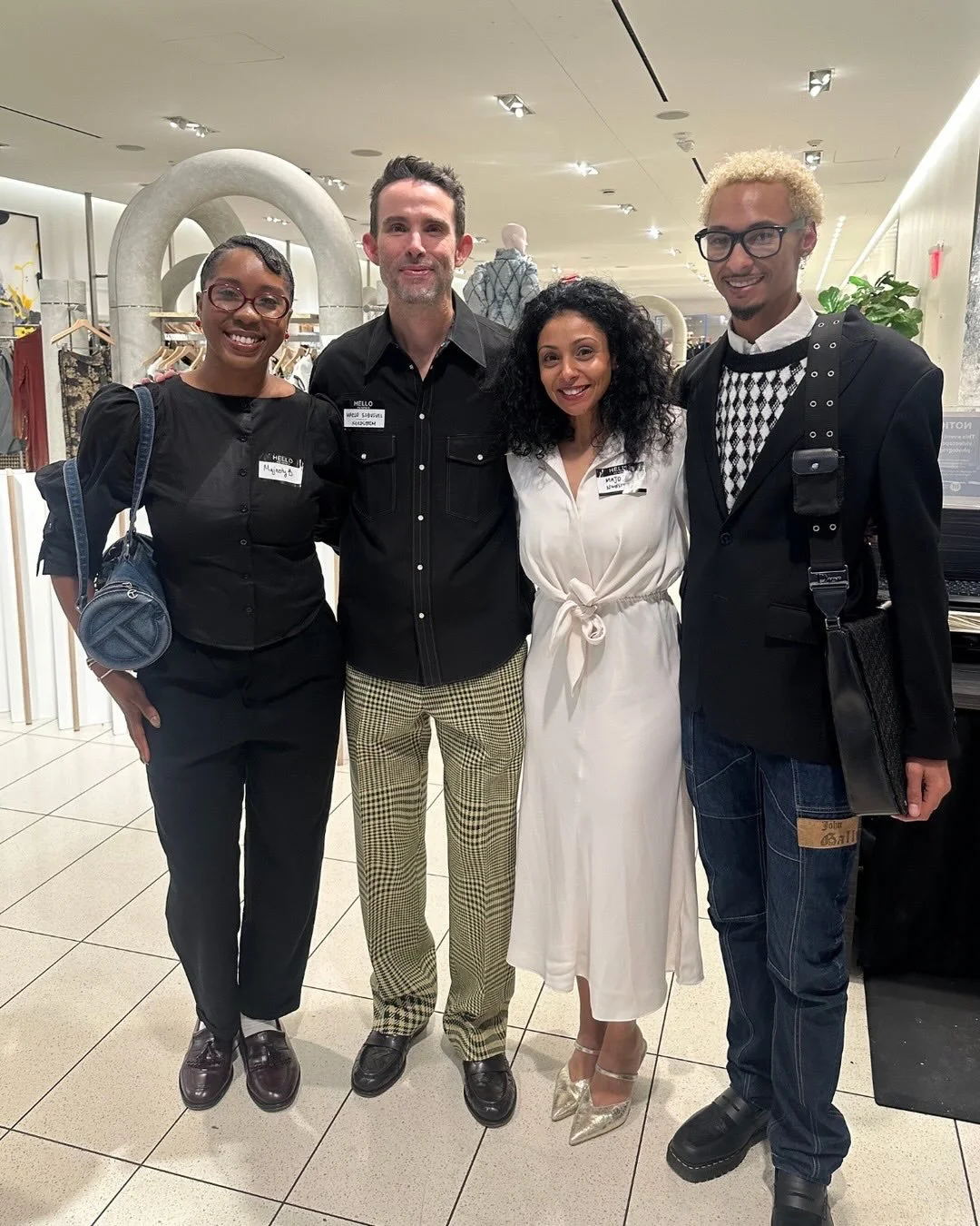 Two of our past Nordstrom x FSF Scholars, Majesty Bland and Zachary Crawford, attended a recent networking event held by Nordstrom and FIT in celebration of their new specialized tailoring certificate course, Custom Alterations and Tailoring Techniqu