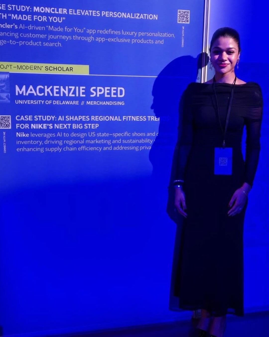Congratulations to two-time Scholar Mackenzie Speed (seen here at #FSFLive 2025) for being named a member of the Class of 2026, and thank you to our friends at the University of Delaware and @udelfashion for sharing the exciting news! Click the link 