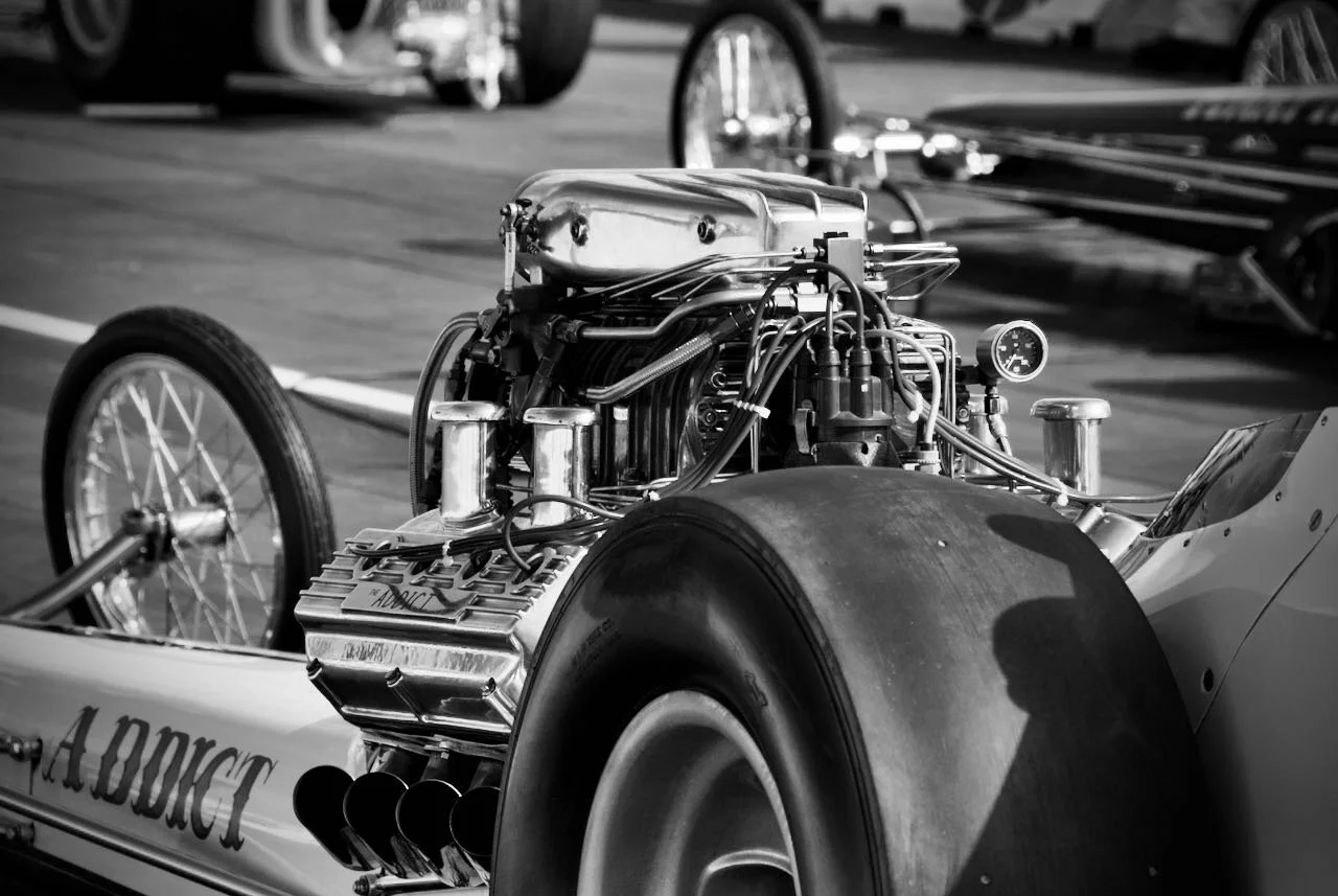 'The Addict' drag racer Goodwood 'Cacklefest' FOS 2008 