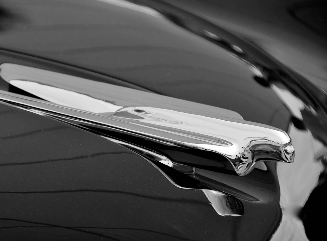 Hood mascot on Cadillac "CadZZilla" Custom Coupé Hot Rod