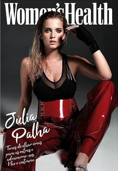 Actress Julia Palha // WomensHealth