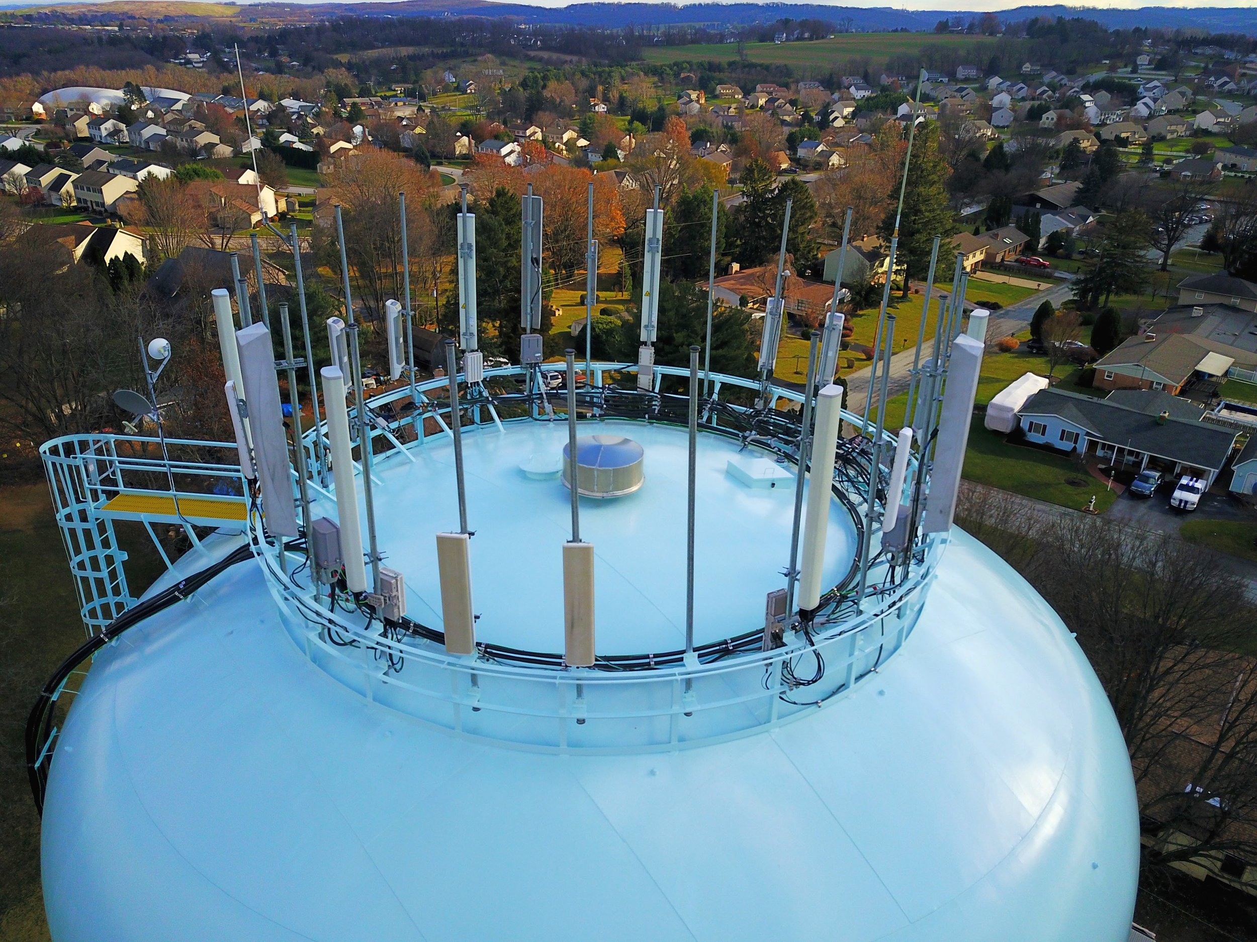 Water Tank Antenna Corral 