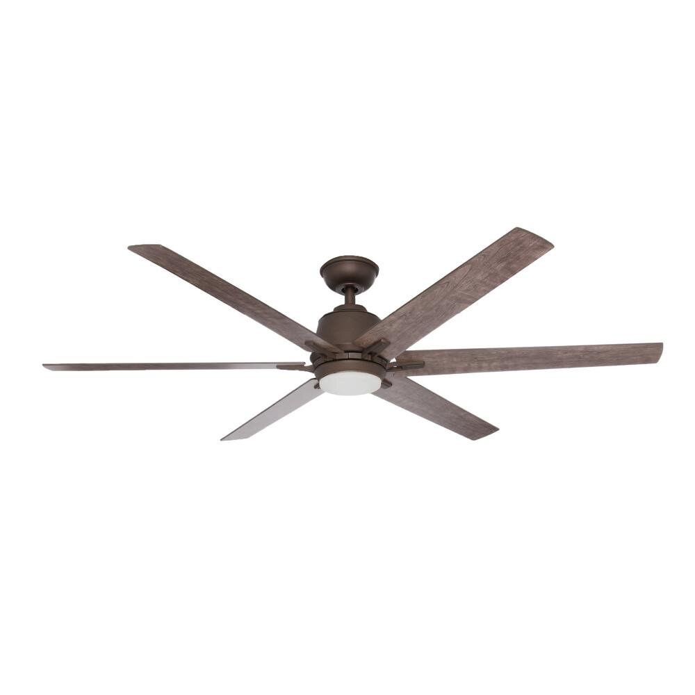 Home Decorators Collection 64in Brushed Nickel Ceiling Fan YG493B-BN for sale online 