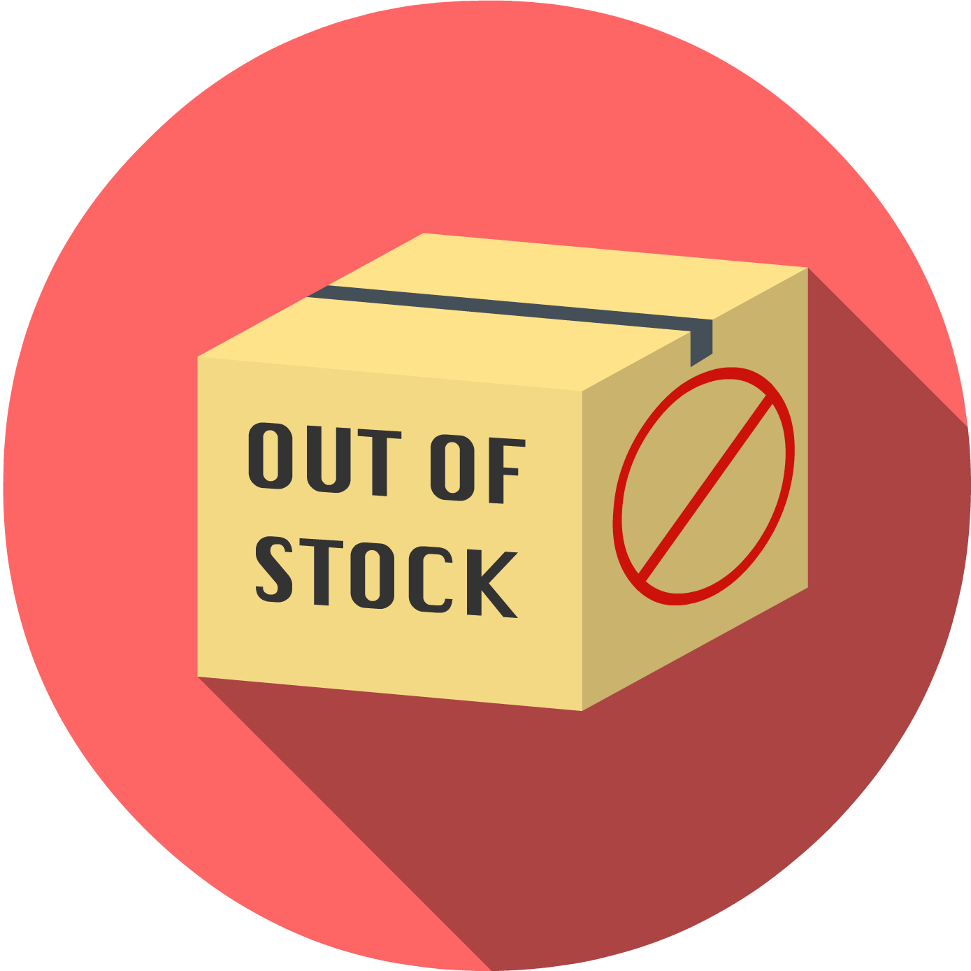 List of out of stock cases and ETAs for parts.