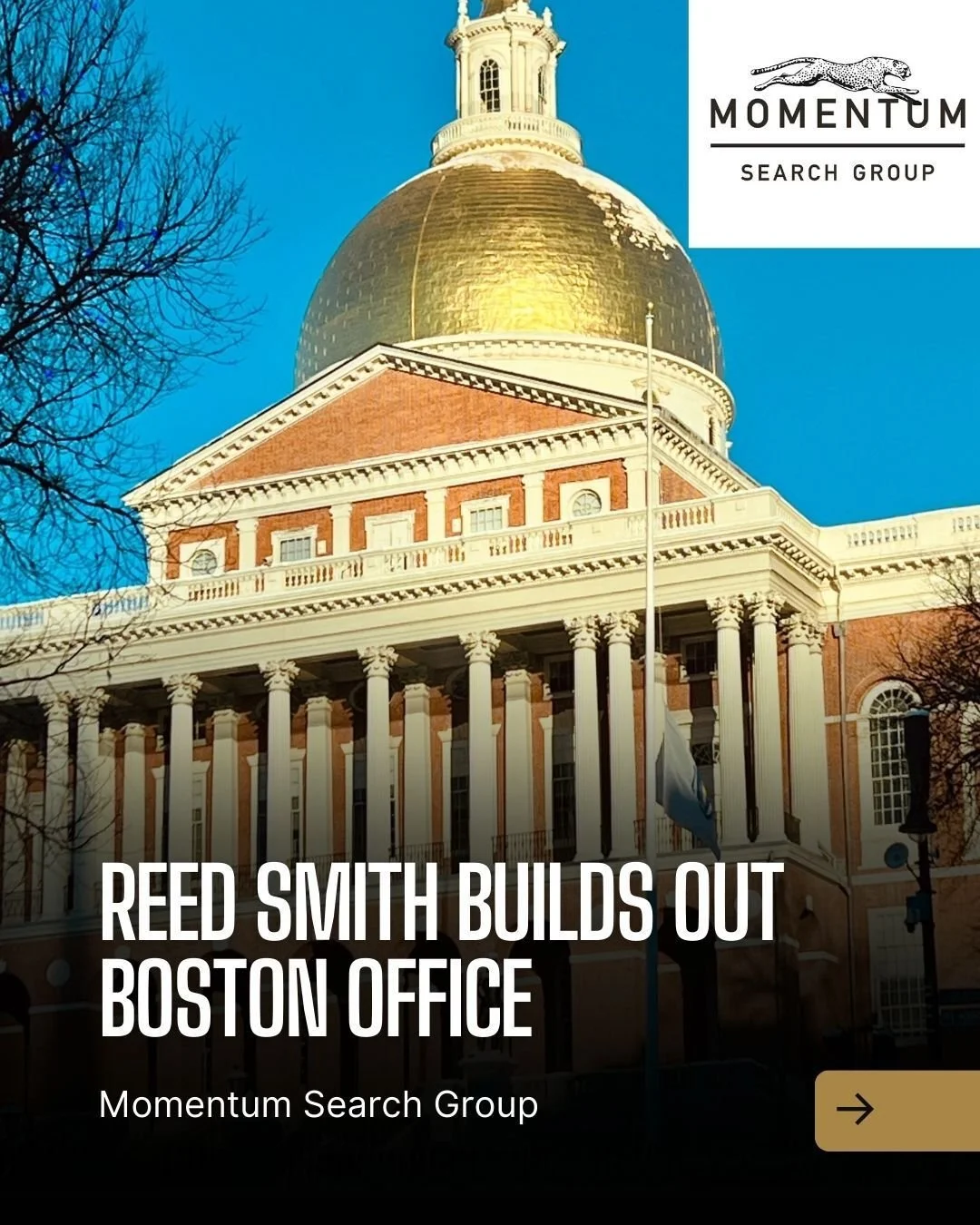 Reed Smith is making moves in Boston!

With a new office and a handpicked team from top firms, the focus is clear: doubling down on private equity, M&amp;A, and finance as demand continues to climb. More hires are already on the way&mdash;this is jus