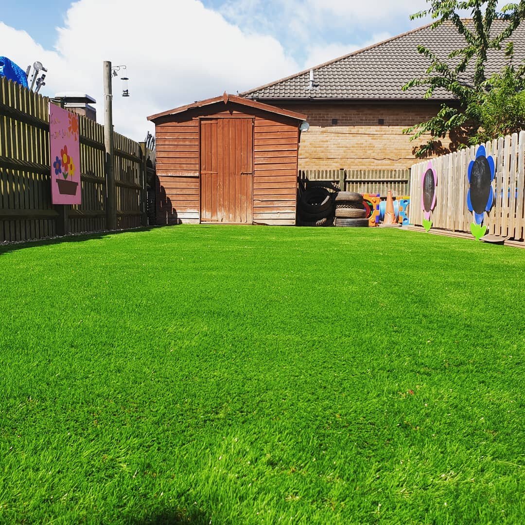 Another 35mm Artificial Grass preparation &amp; installation for a nursery school