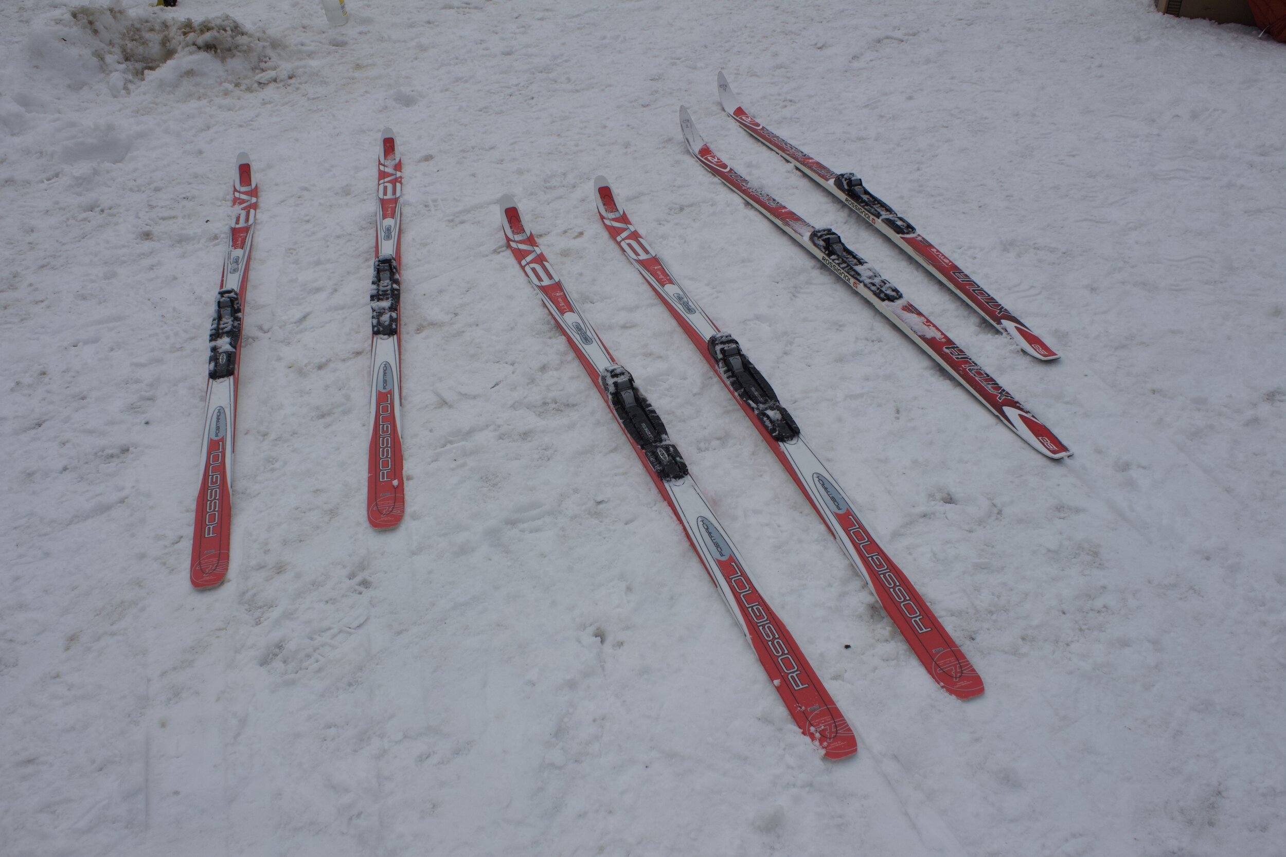   Skis, skis, and more skis!  