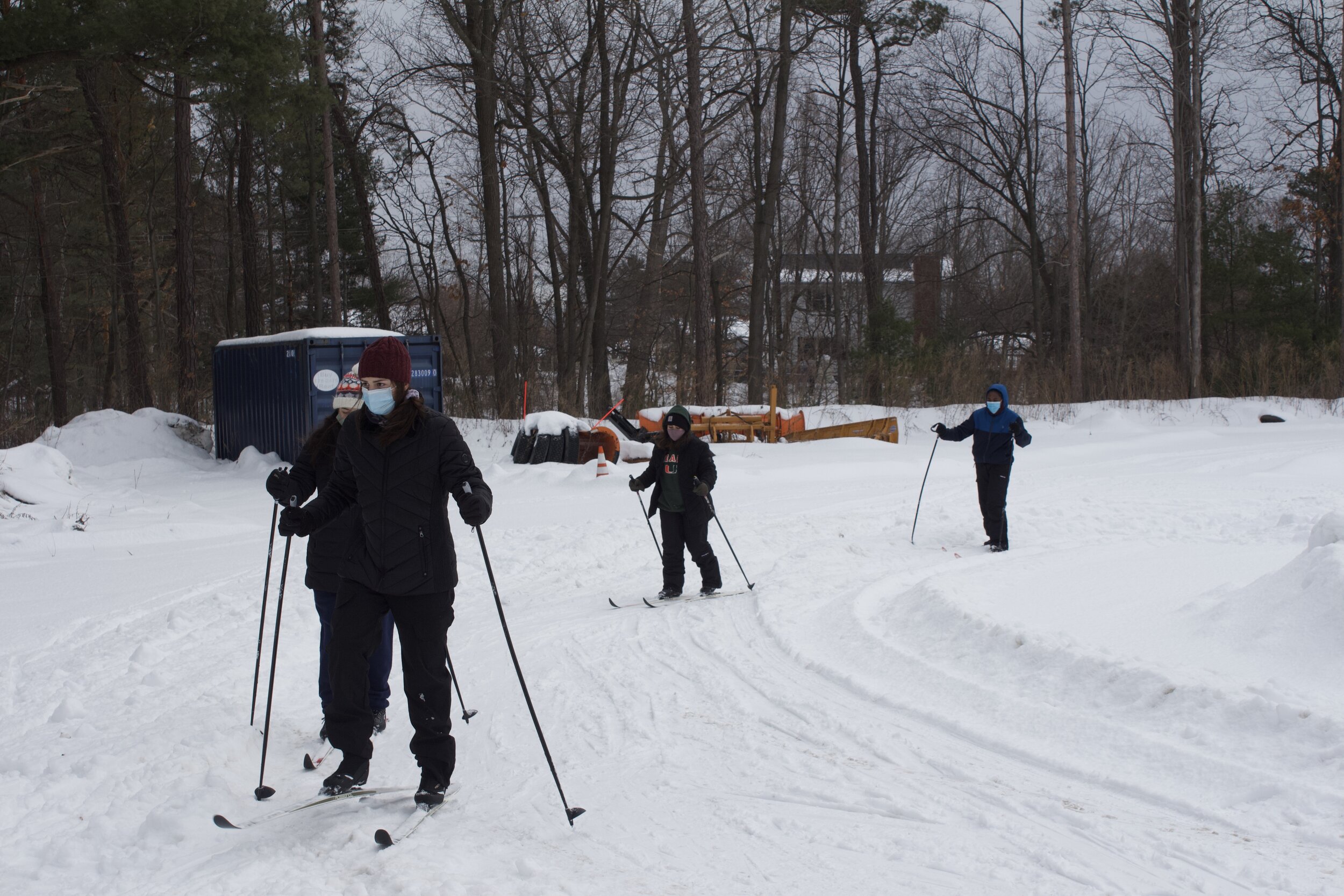   People of all ages come to Gilbrook Park to enjoy cross country skiing.  