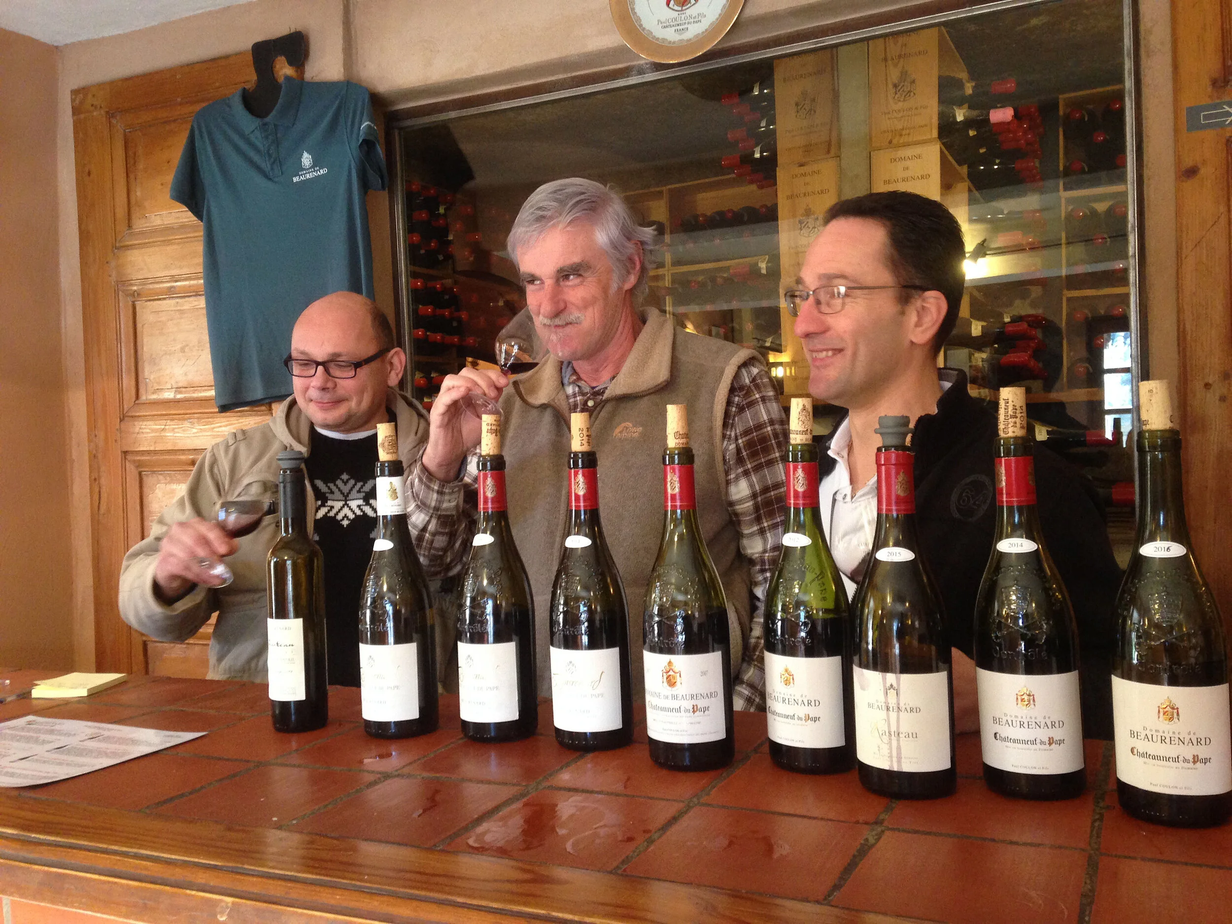 Verticale au Domaine de Beaurenard