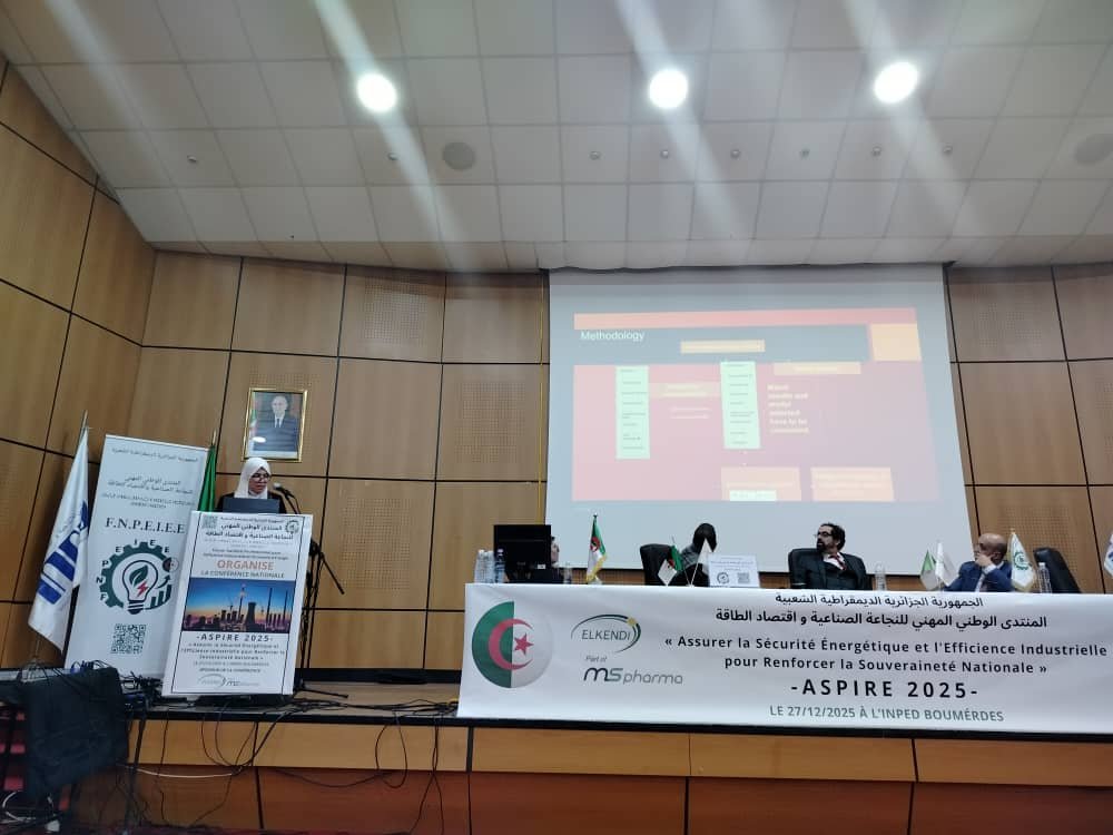 Presentation at the ASPIRE 2025 Conference (MENA, Algeria)