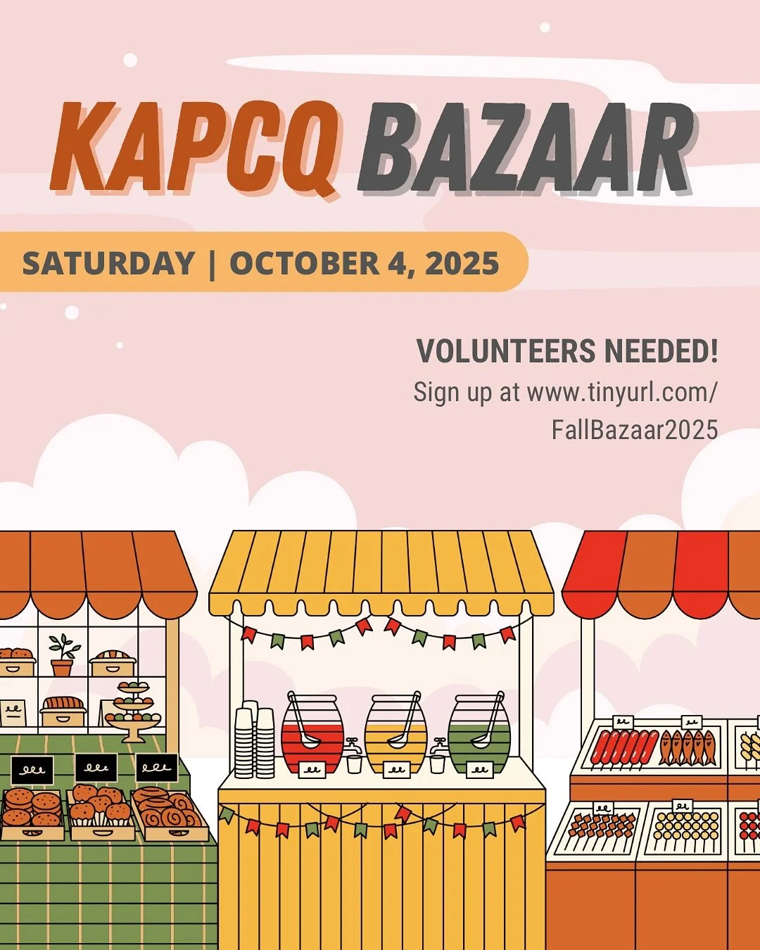 📣This Week&rsquo;s Announcements

🔹Our church is hosting its bi-annual bazaar and QPEM will once again be serving our famous fusion tacos along with our classic cotton candy. We will need volunteers for ingredient prep on Friday, October 3rd as wel