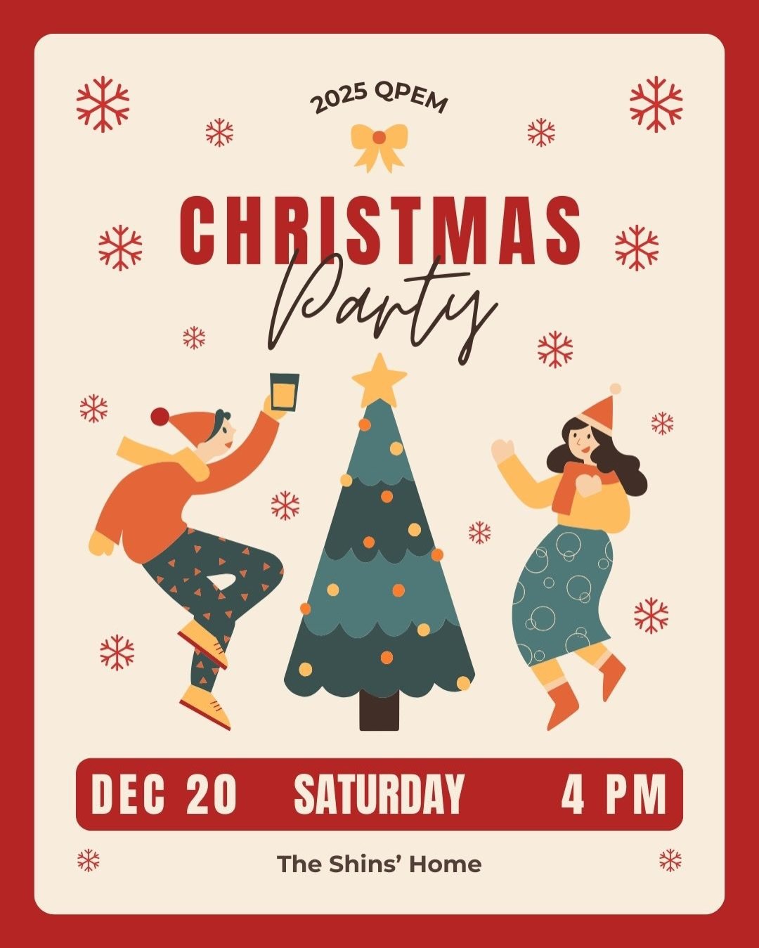 📣This Week&rsquo;s Announcements

🔹Our annual QPEM Christmas Party will be on Saturday, December 20th at 4PM at the Shins&rsquo; home! Please RSVP and sign up to bring food using the form linked in our bio!

🔹Our last morning prayer meeting for th