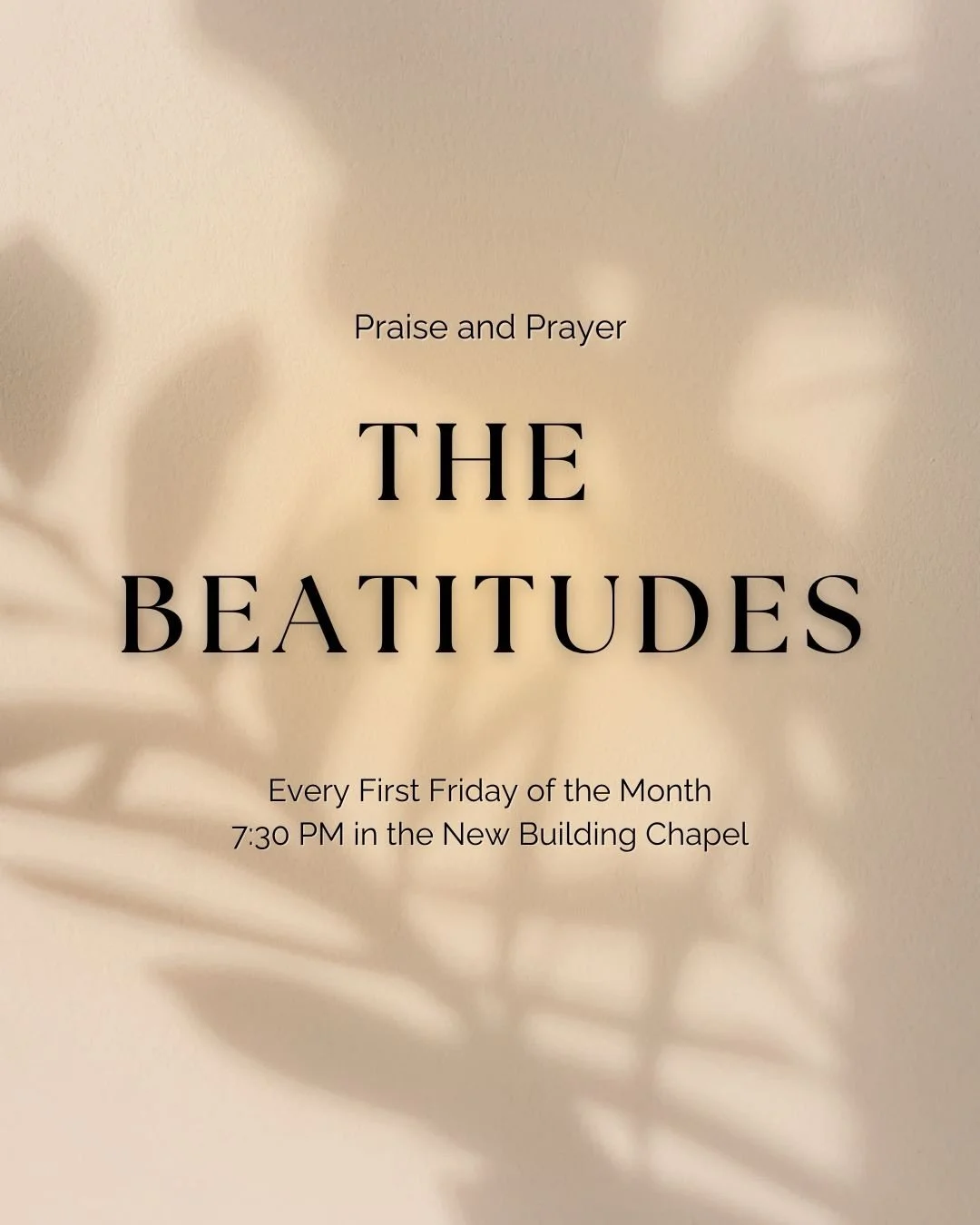 📣 This Week&rsquo;s Announcements

🔹 We will be continuing our sermon series on the Beatitudes at our monthly Praise and Prayer. Join us to praise the Lord and spend time in prayer with one another!

🔹 We&rsquo;re excited to announce the launch of