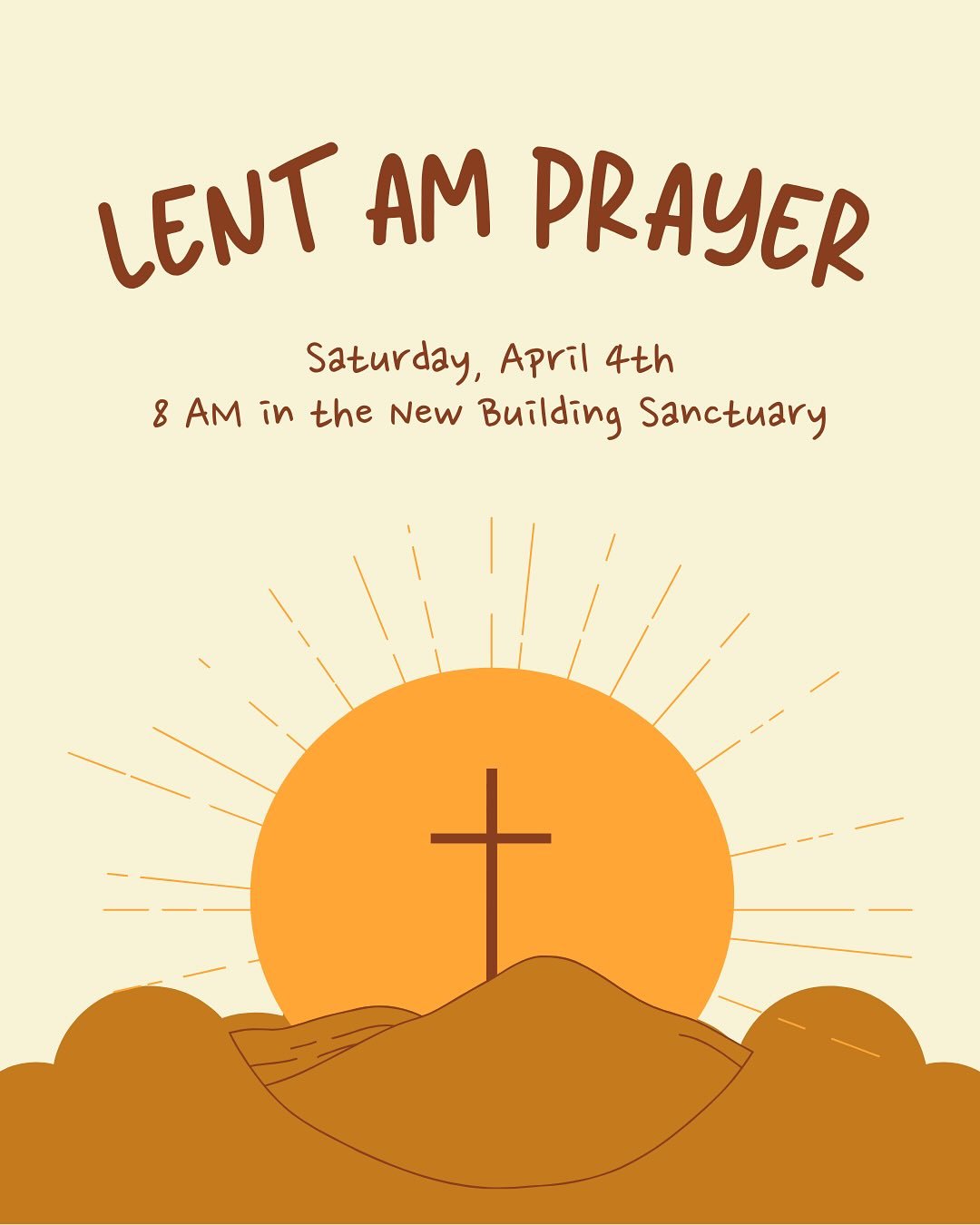 This Week&rsquo;s Announcements 📣

🔹QPEM will be having our last morning prayer services for the season of Lent this Saturday at 8am. Please join us at the New Building sanctuary as we start our days with intentional time in prayer this Lent season