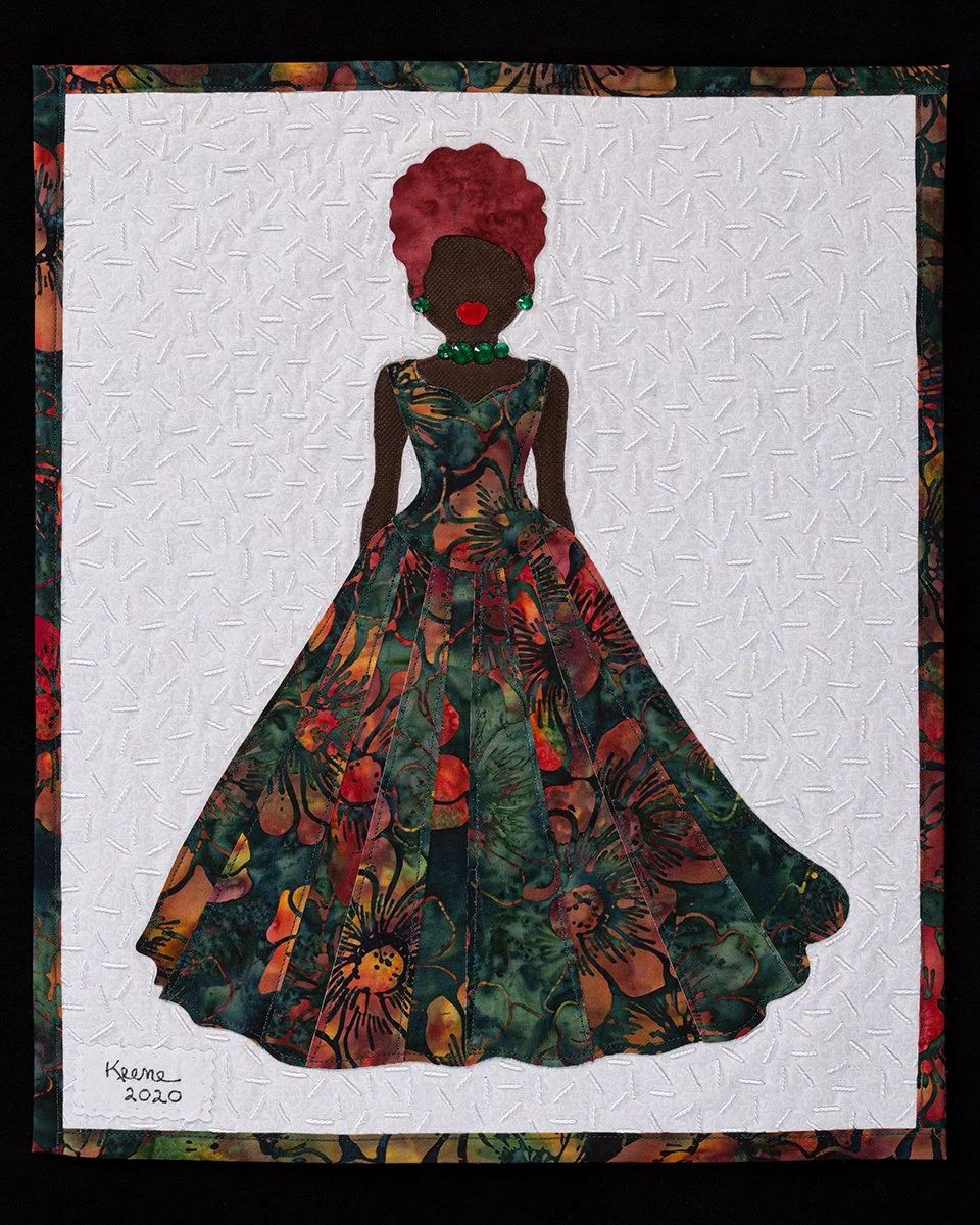 Green Goddesses Large Art Notecards (2 Packages) - 4 Designs