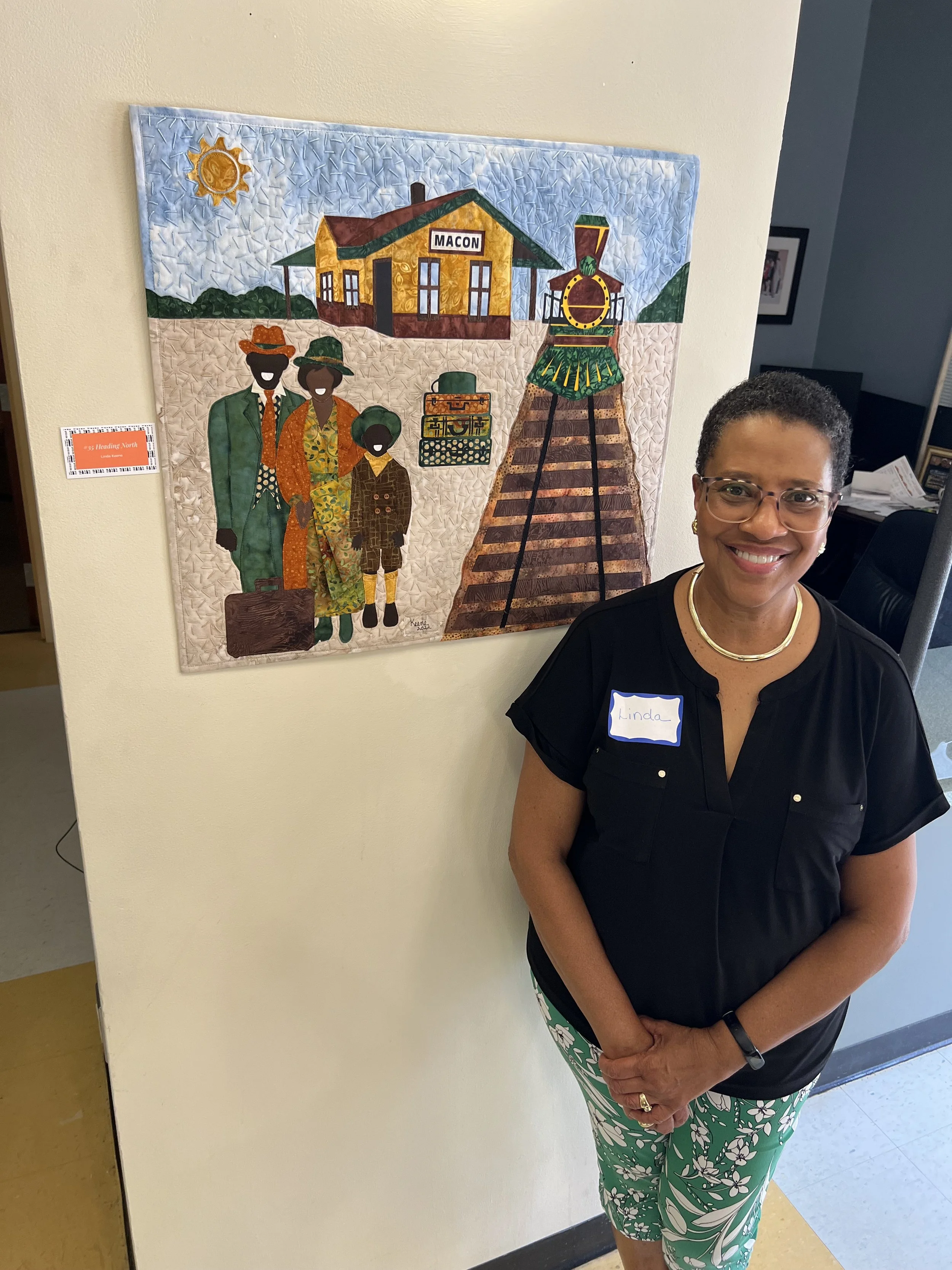 Exhibition:  "Heading North" and "40 Acres" featured at 2023 Atlanta Quilt Festival