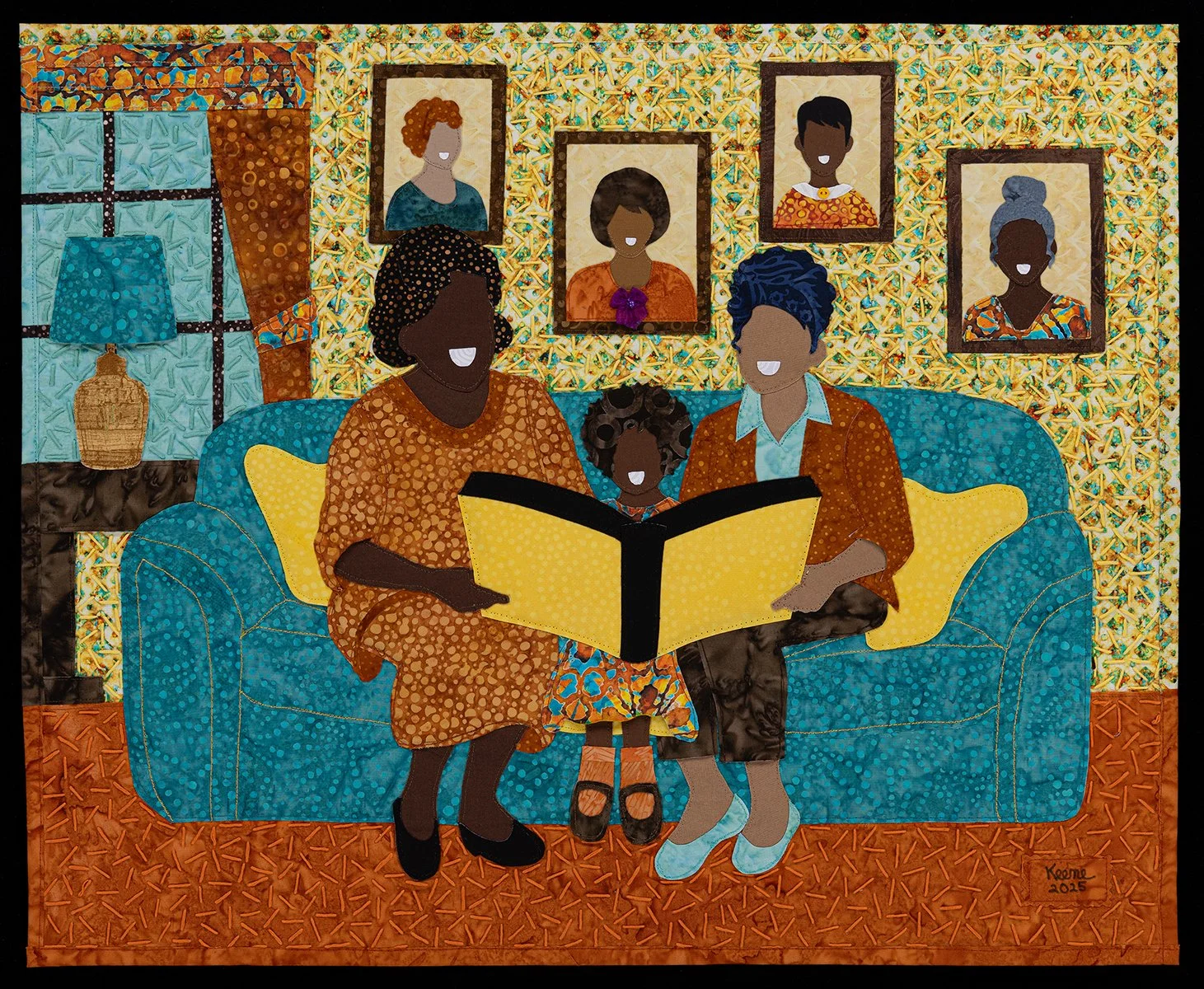 "Sharing Our HER-Story" Original Art Quilt (2025)