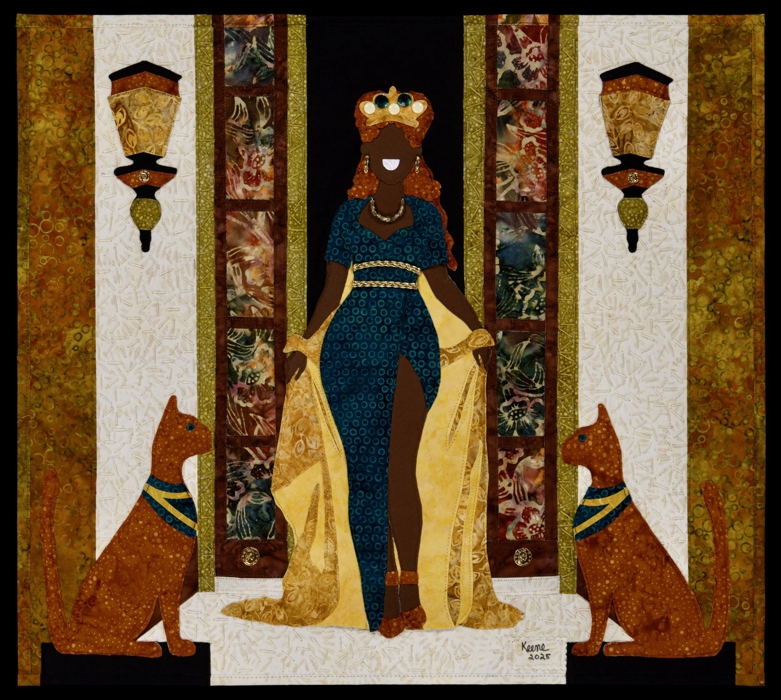 "Majesty Emerging" Original Art Quilt (2025)